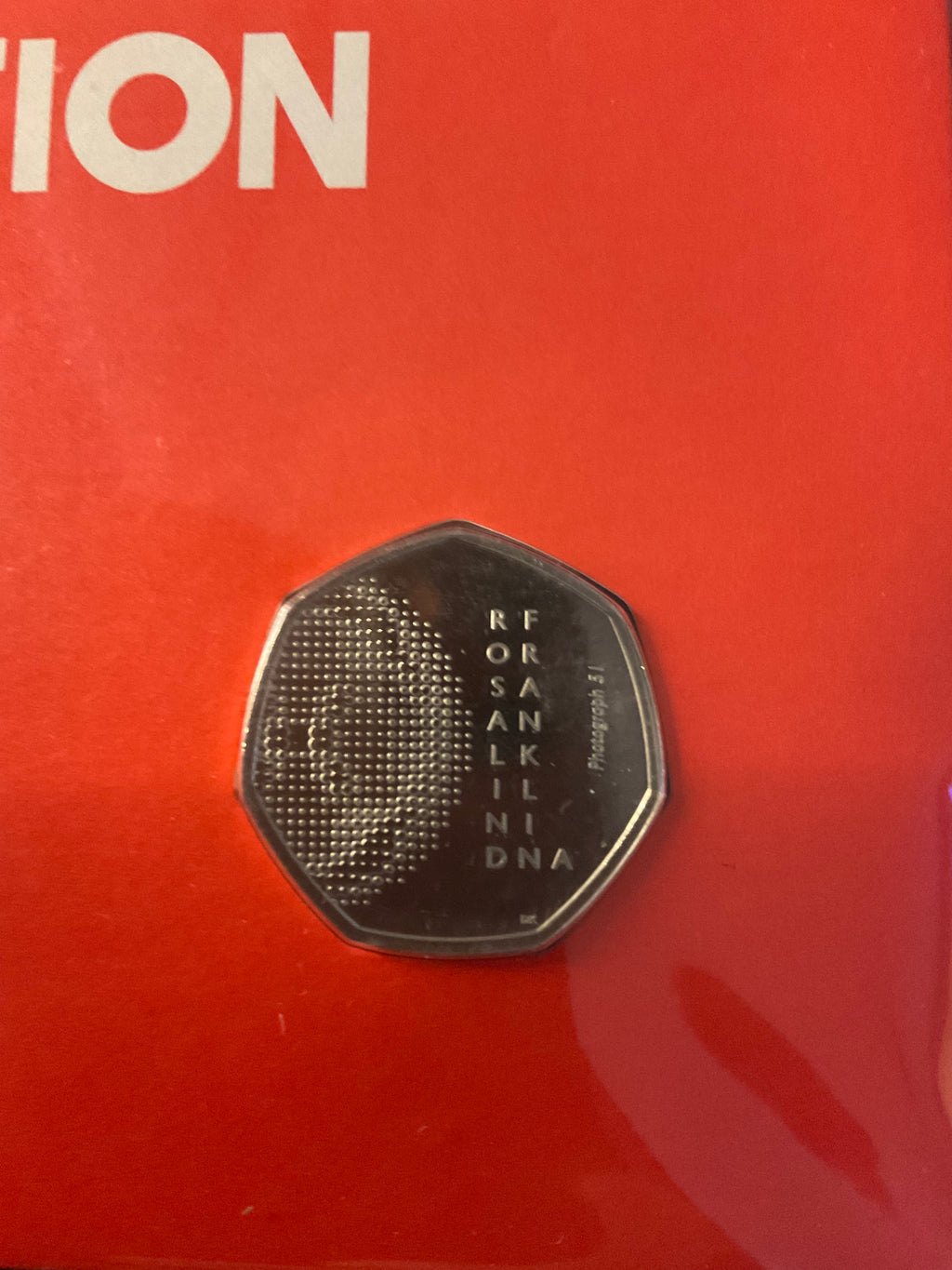 The Royal Mint - DNA Helix Discovery 2020 50p BU Coin