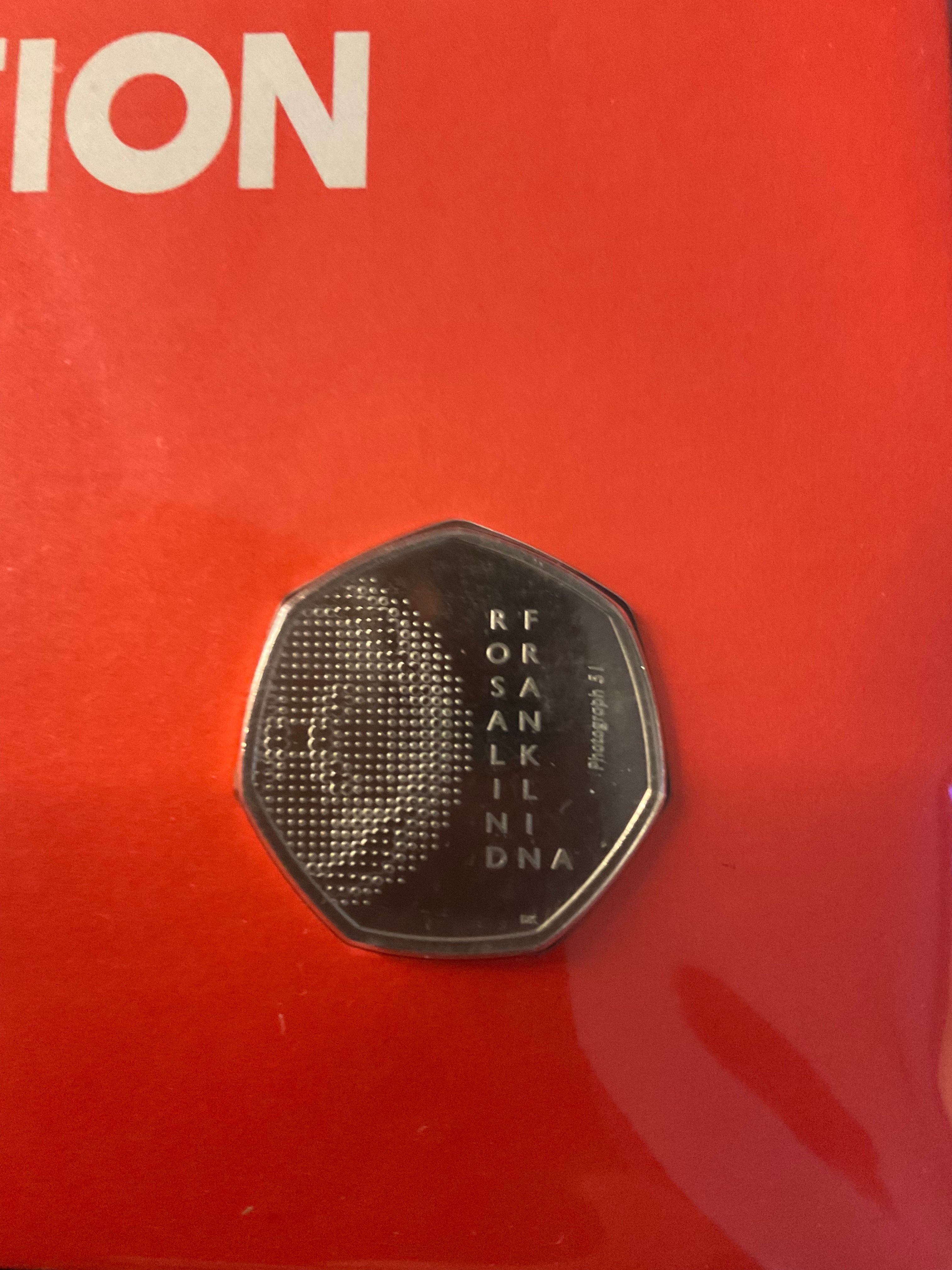 The Royal Mint - DNA Helix Discovery 2020 50p BU Coin