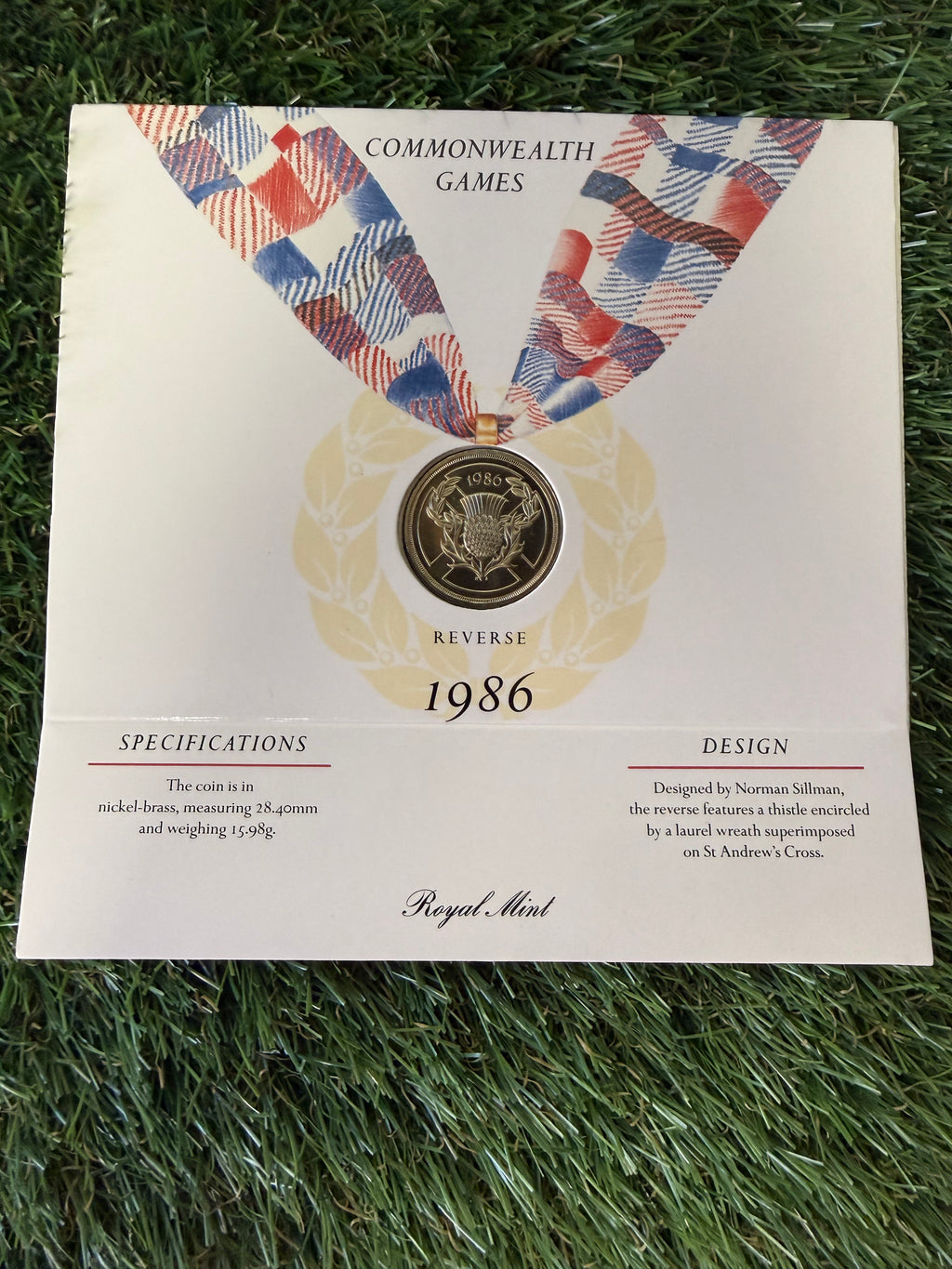 Commonwealth Games 1986 commemorative £2 coin in presentation pack