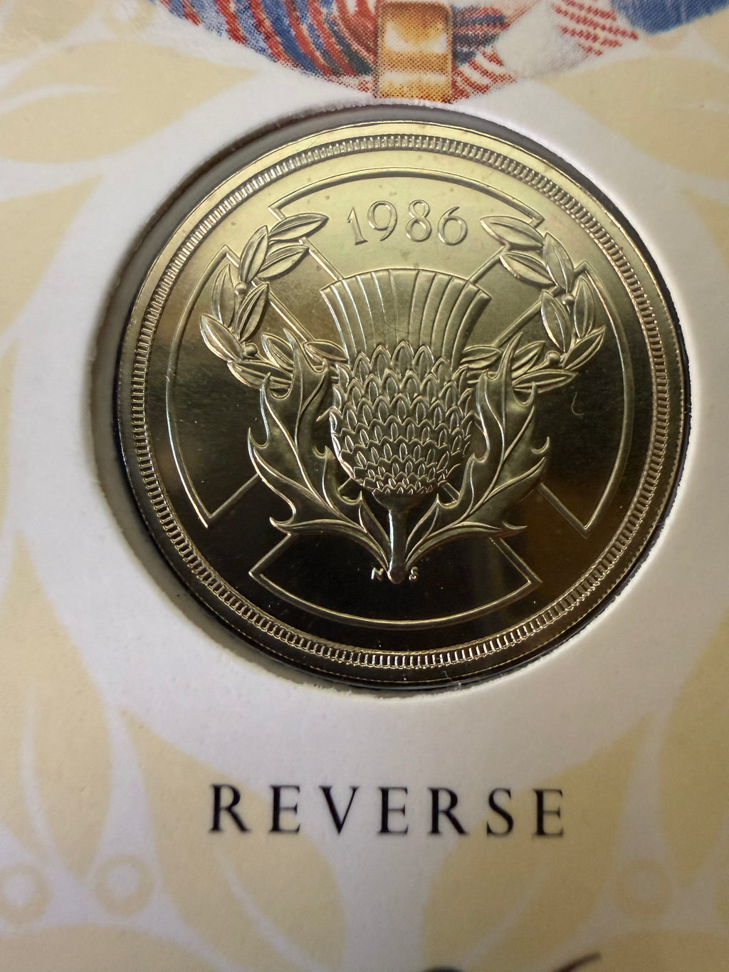 Commonwealth Games 1986 commemorative £2 coin in presentation pack