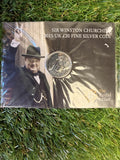 Sir Winston Churchill 2015 £20 Fine Silver Coin in Presentation Pack
