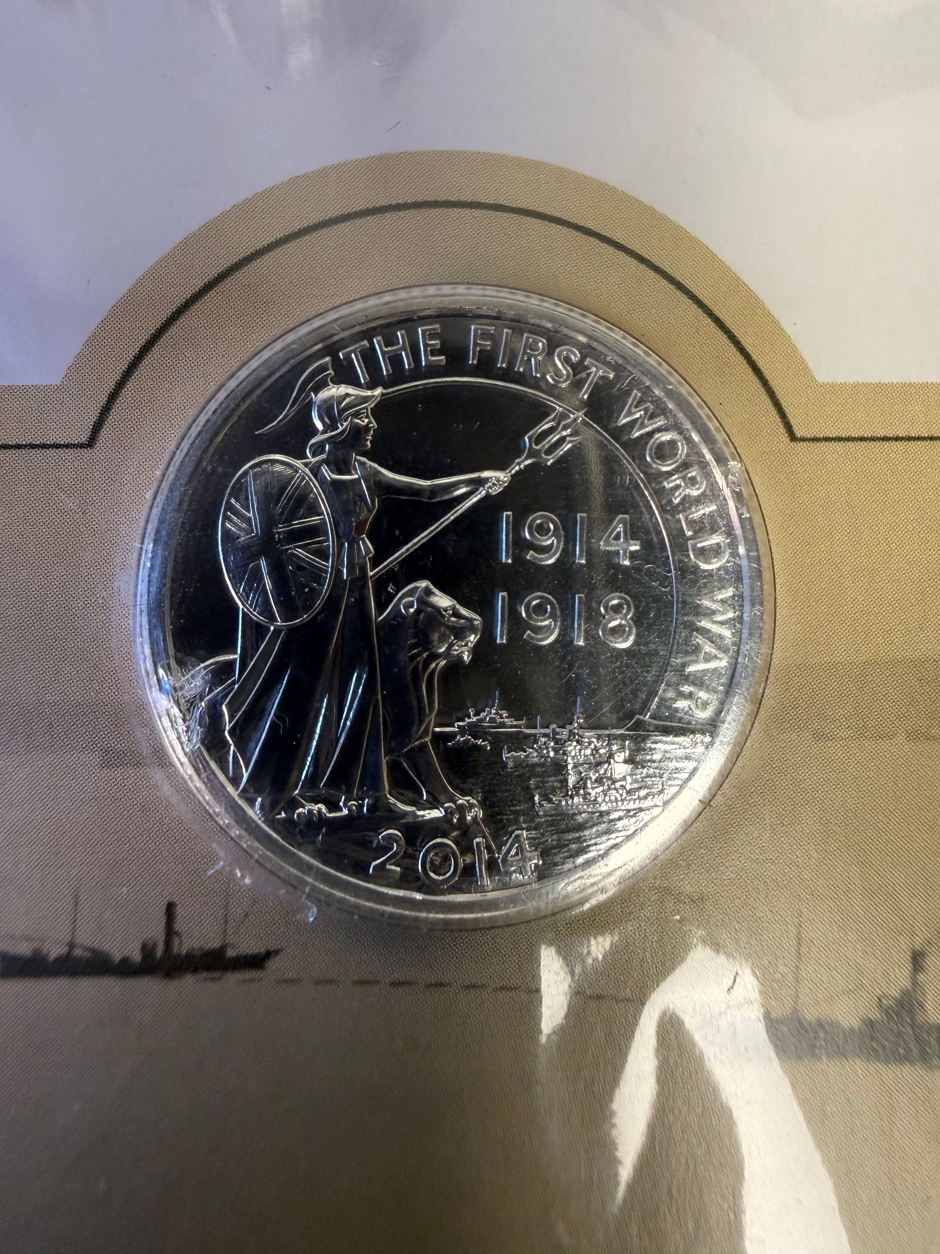 Outbreak 2014 UK £20 Fine Silver Coin