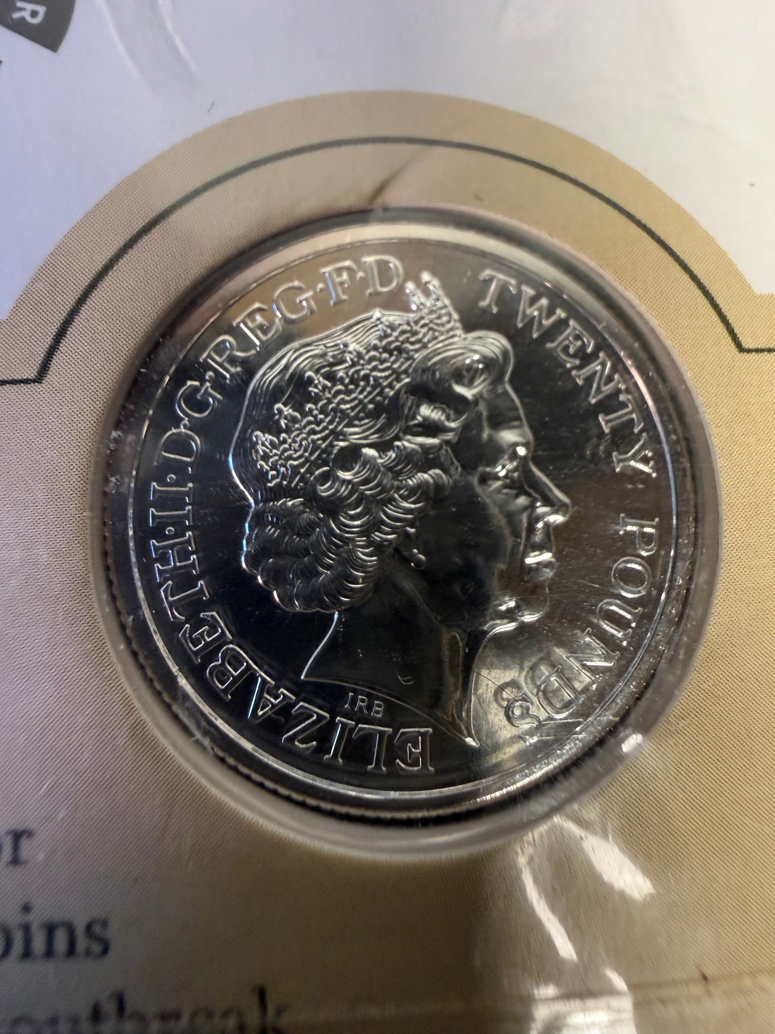 Outbreak 2014 UK £20 Fine Silver Coin