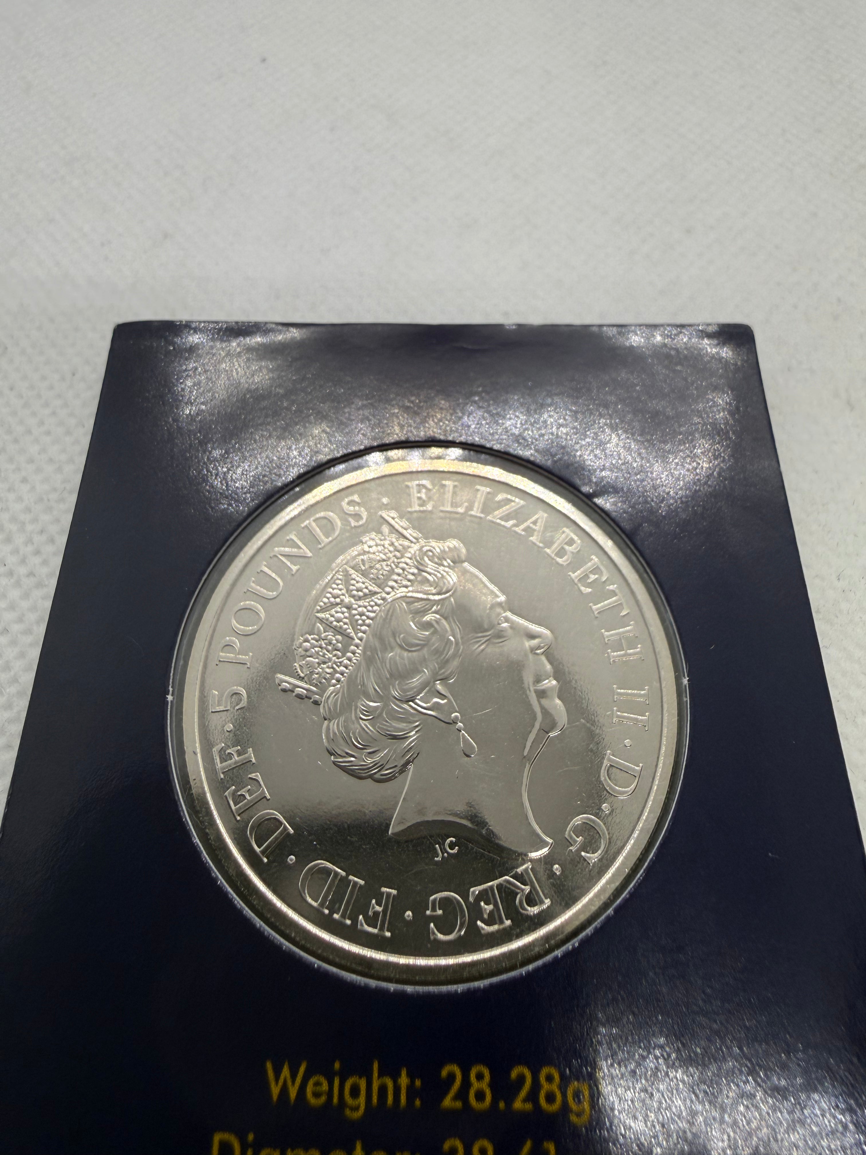2023 United Kingdom Year of the Rabbit £5 Coin