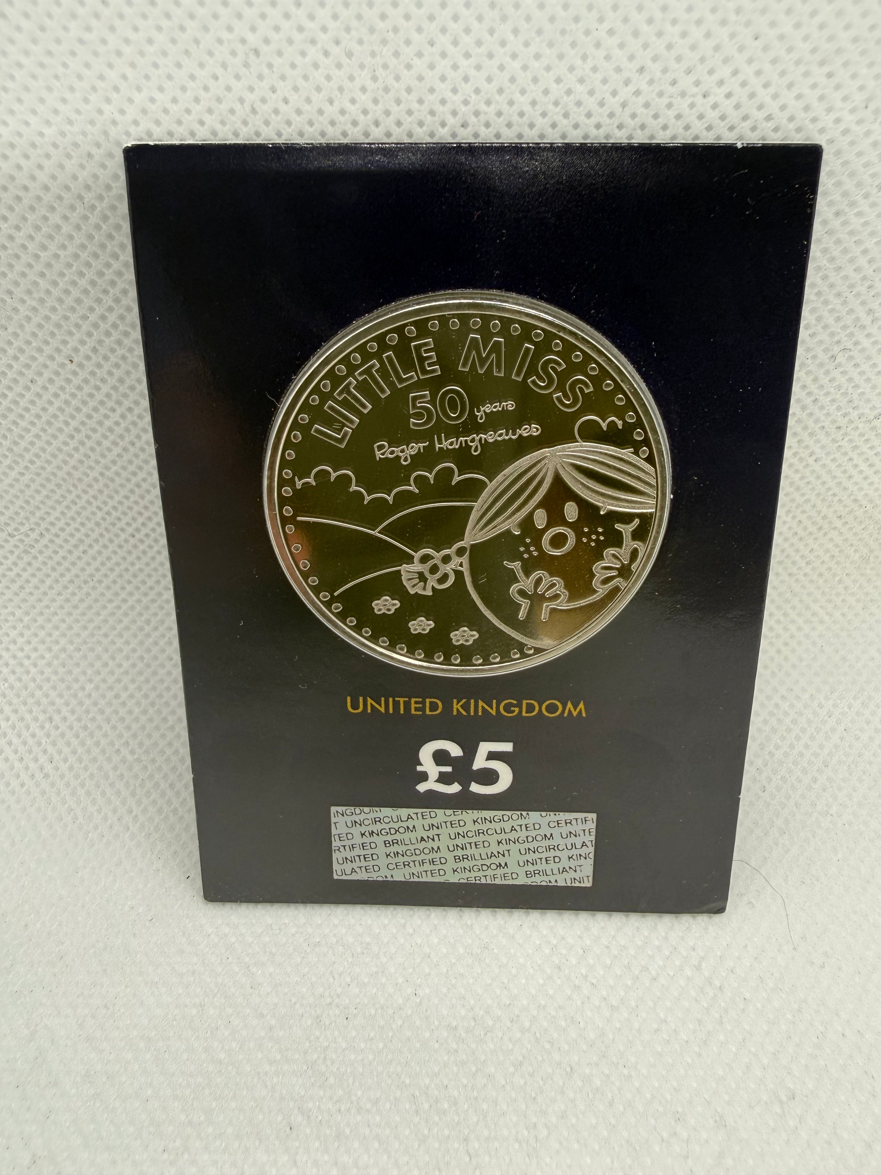 United Kingdom 2021 Mr Men - Little Miss £5 Coin