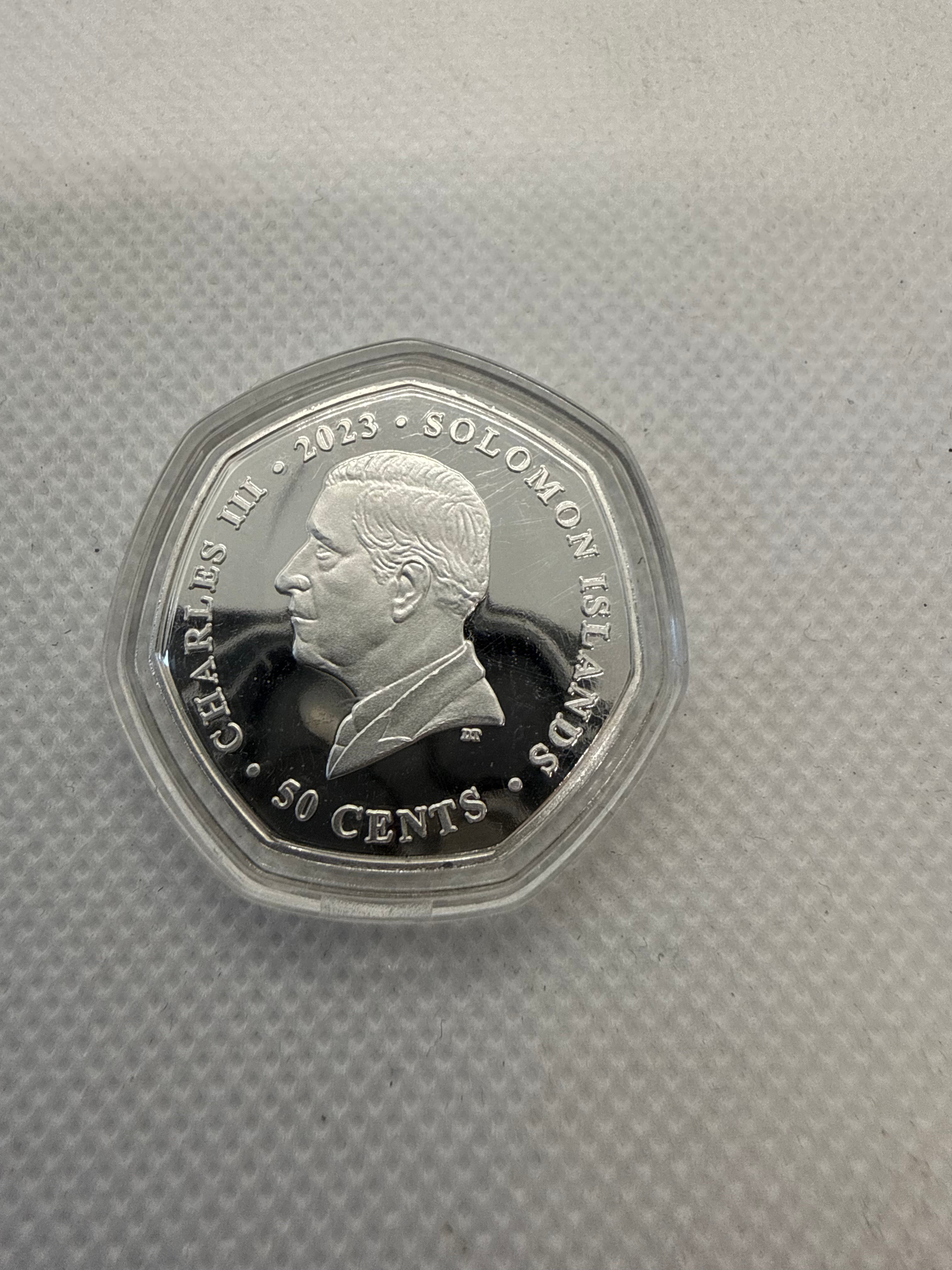 Peter Rabbit 2023 50 pence silver plated coins - Various Designs Available