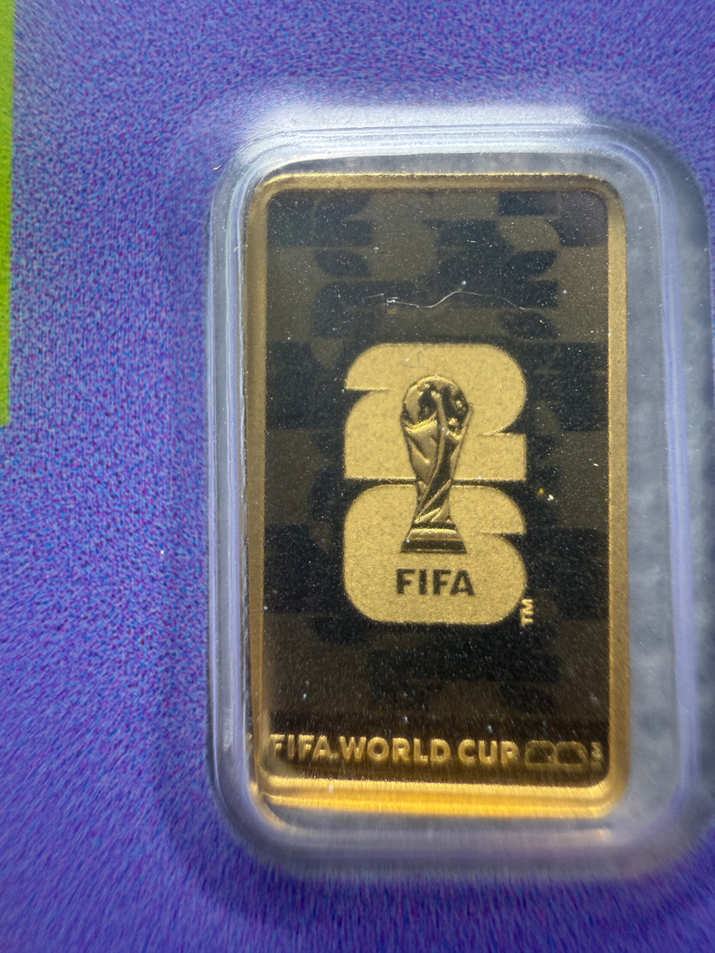 FIFA26 PAMP 1 gram Fine 999.9 Gold Bar Limited Edition with COA and Sleeve