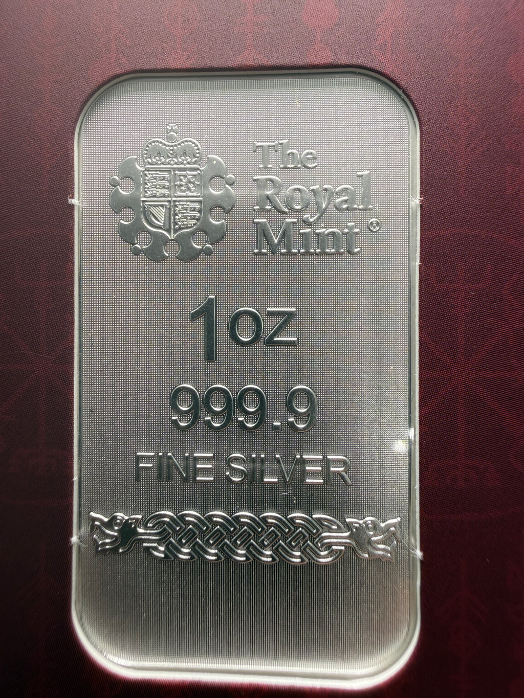 The Royal Mint x Germania Mint 1oz Fine 999.9 Silver Loki Bar in Assay