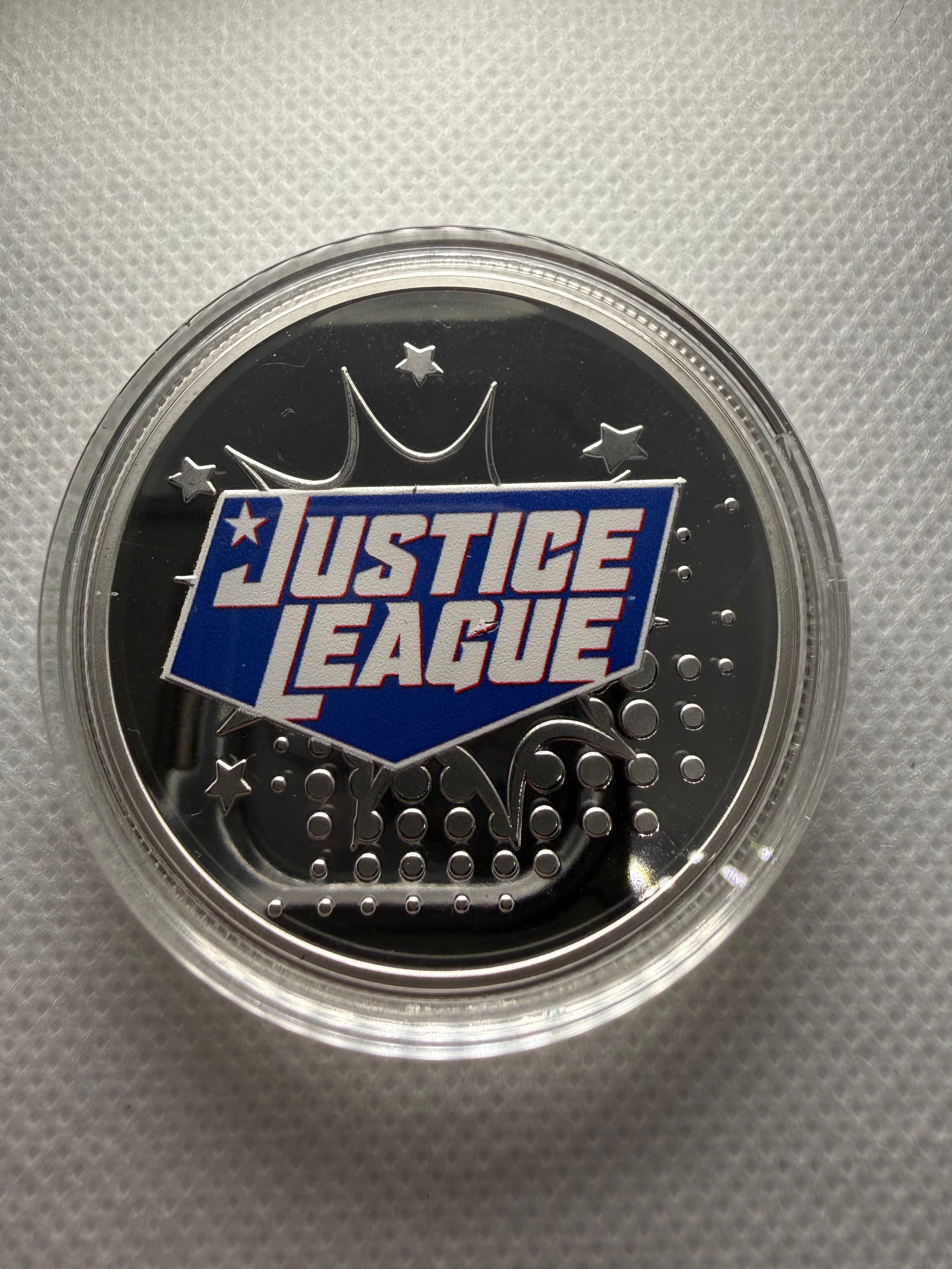 DC Comics Justice League Silver Plated Commemorative Coin - Various Available