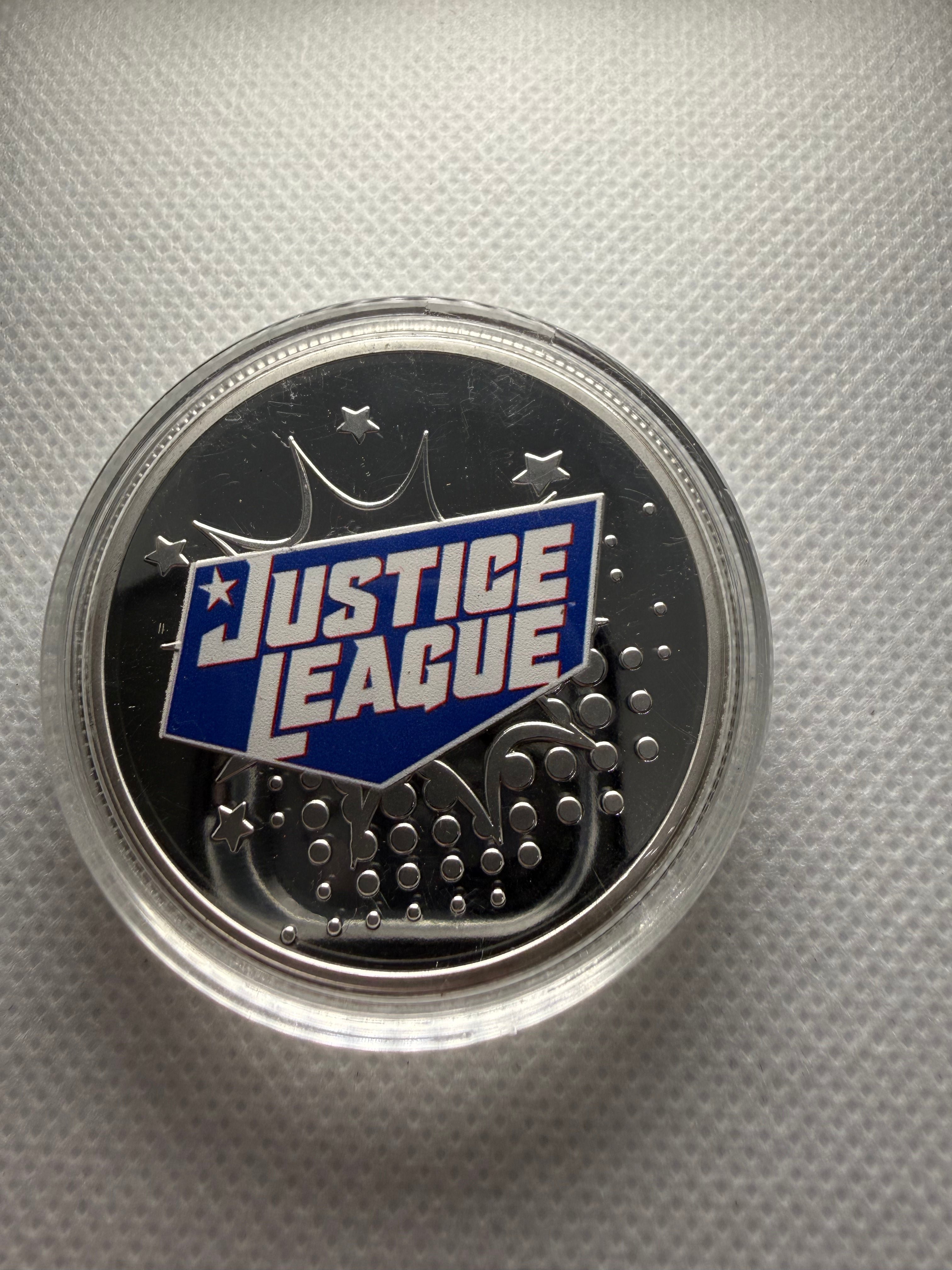 DC Comics Justice League Silver Plated Commemorative Coin - Various Available