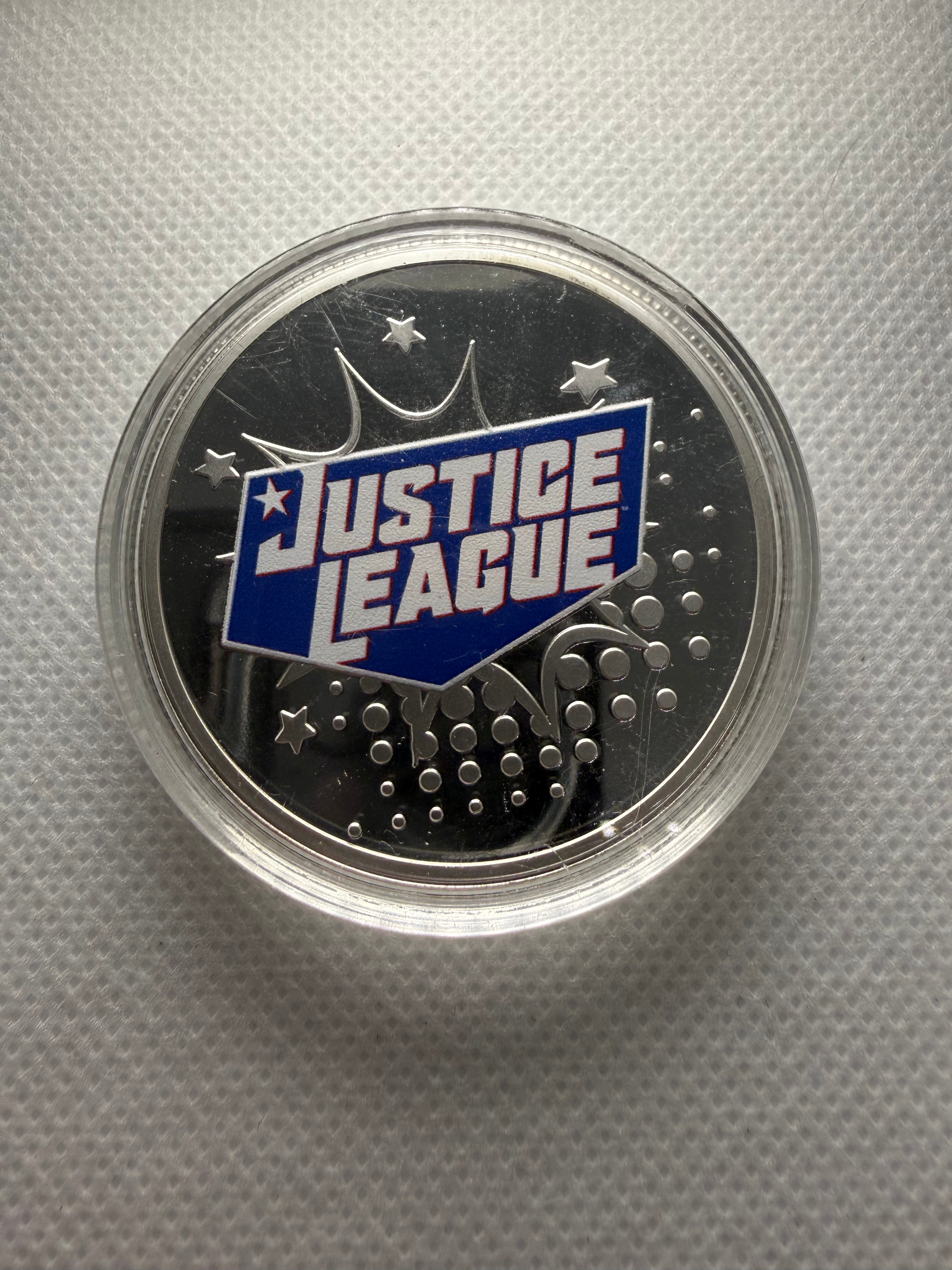 DC Comics Justice League Silver Plated Commemorative Coin - Various Available