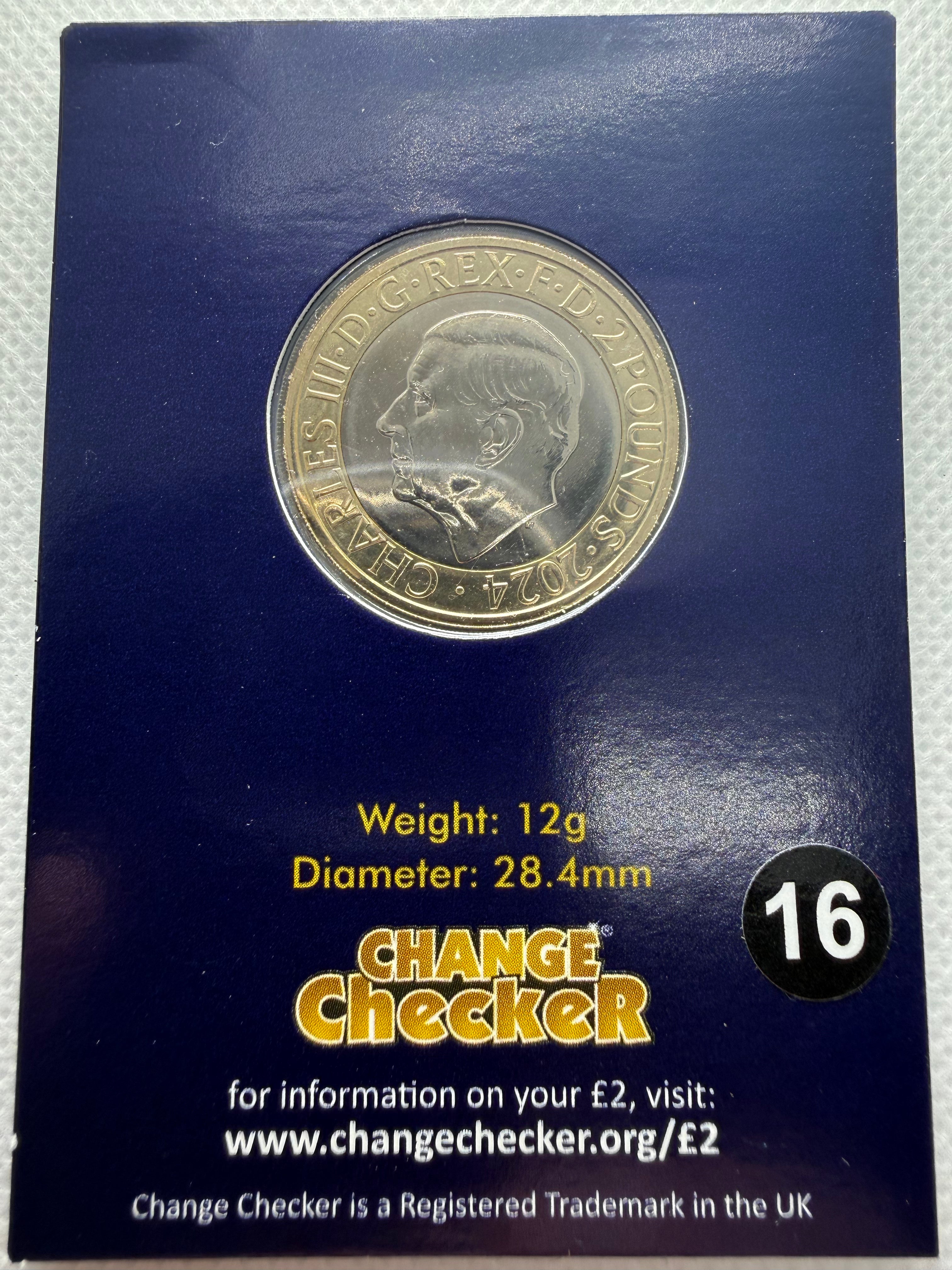 200 years of National Gallery £2 two Pound Coin on Presentation Card