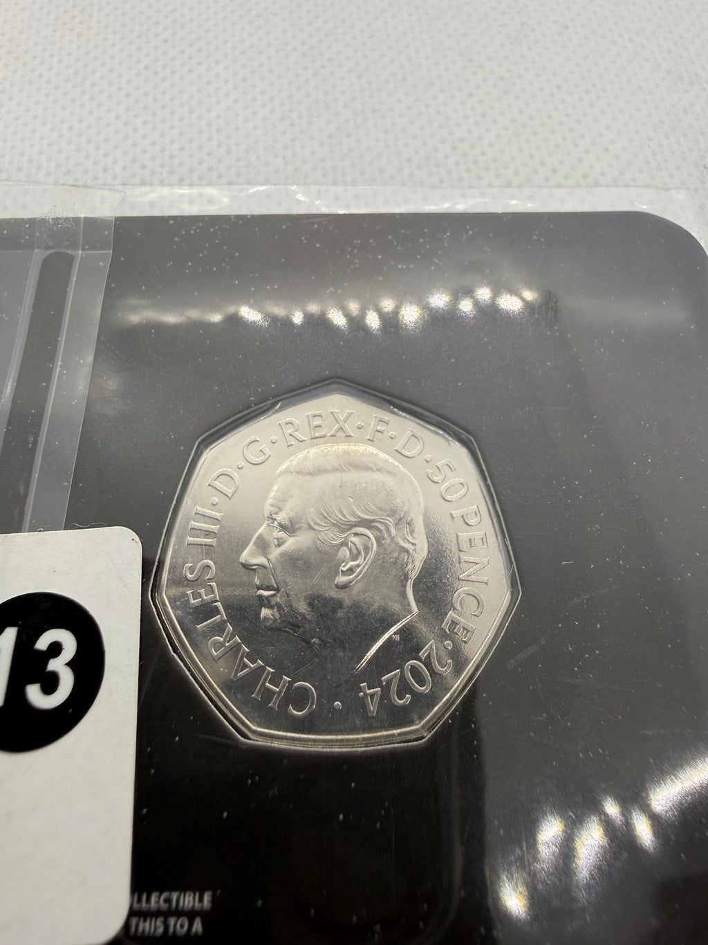 Star Wars - Millennium Falcon 50 pence BU coin on Presentation Card 2024