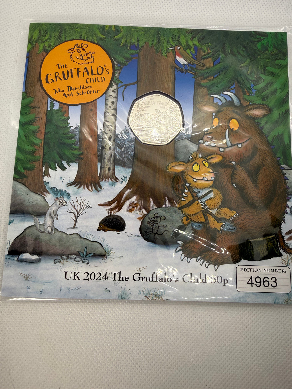 The Guffalo's Child 50 pence UK 2024 Coin in Presentation Pack - Limited Edition