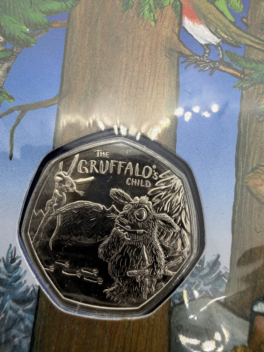The Guffalo's Child 50 pence UK 2024 Coin in Presentation Pack - Limited Edition