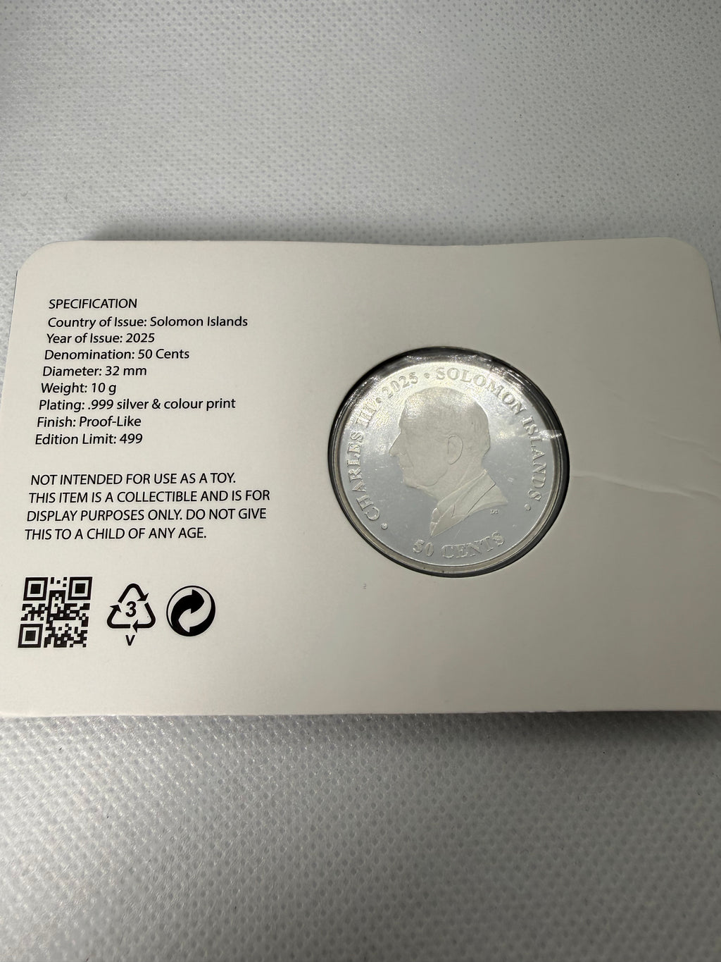 The Miracle Of Dunkirk 85th Anniversary Limited Edition 999 Silver plated Coin
