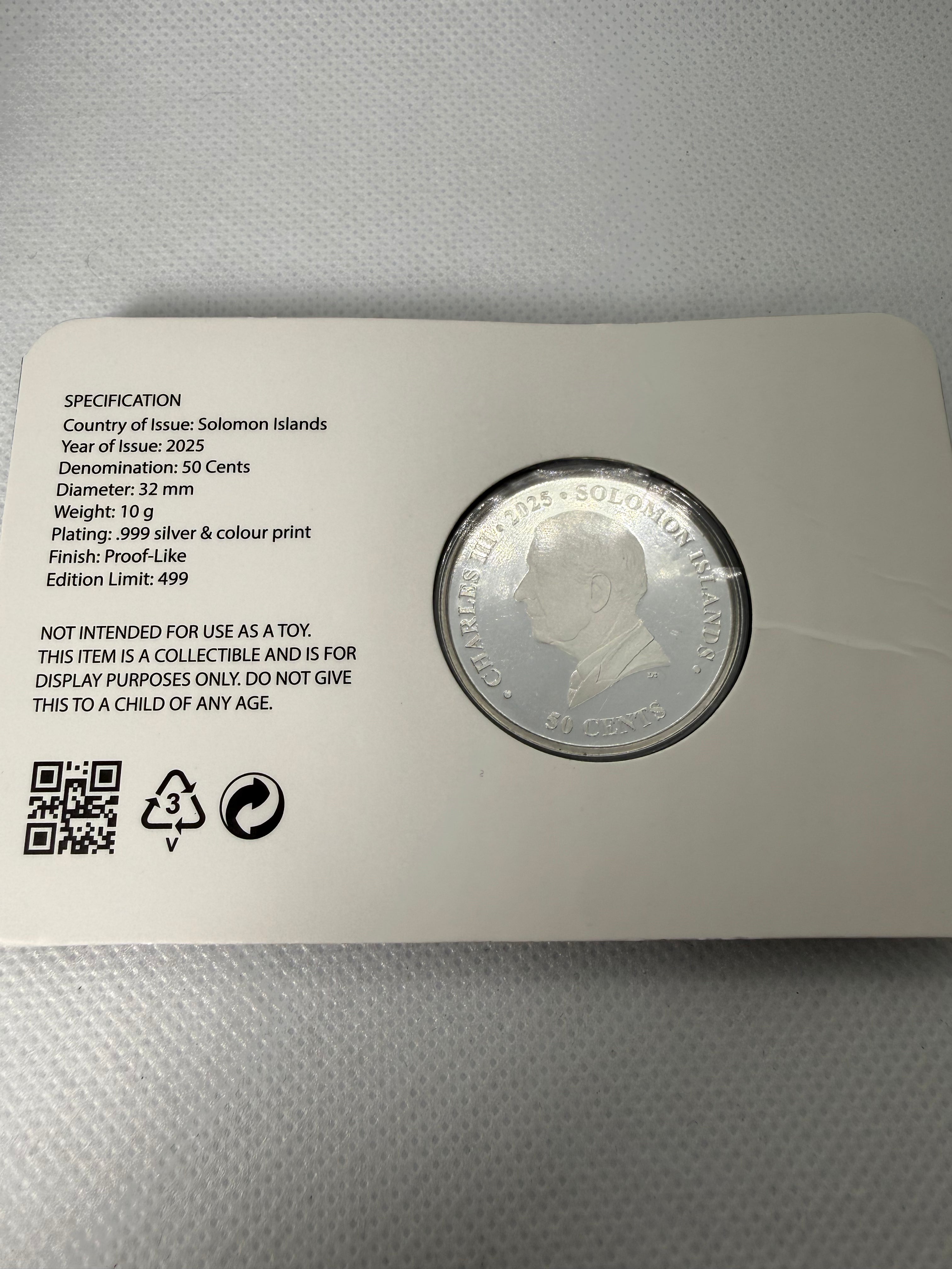 The Miracle Of Dunkirk 85th Anniversary Limited Edition 999 Silver plated Coin