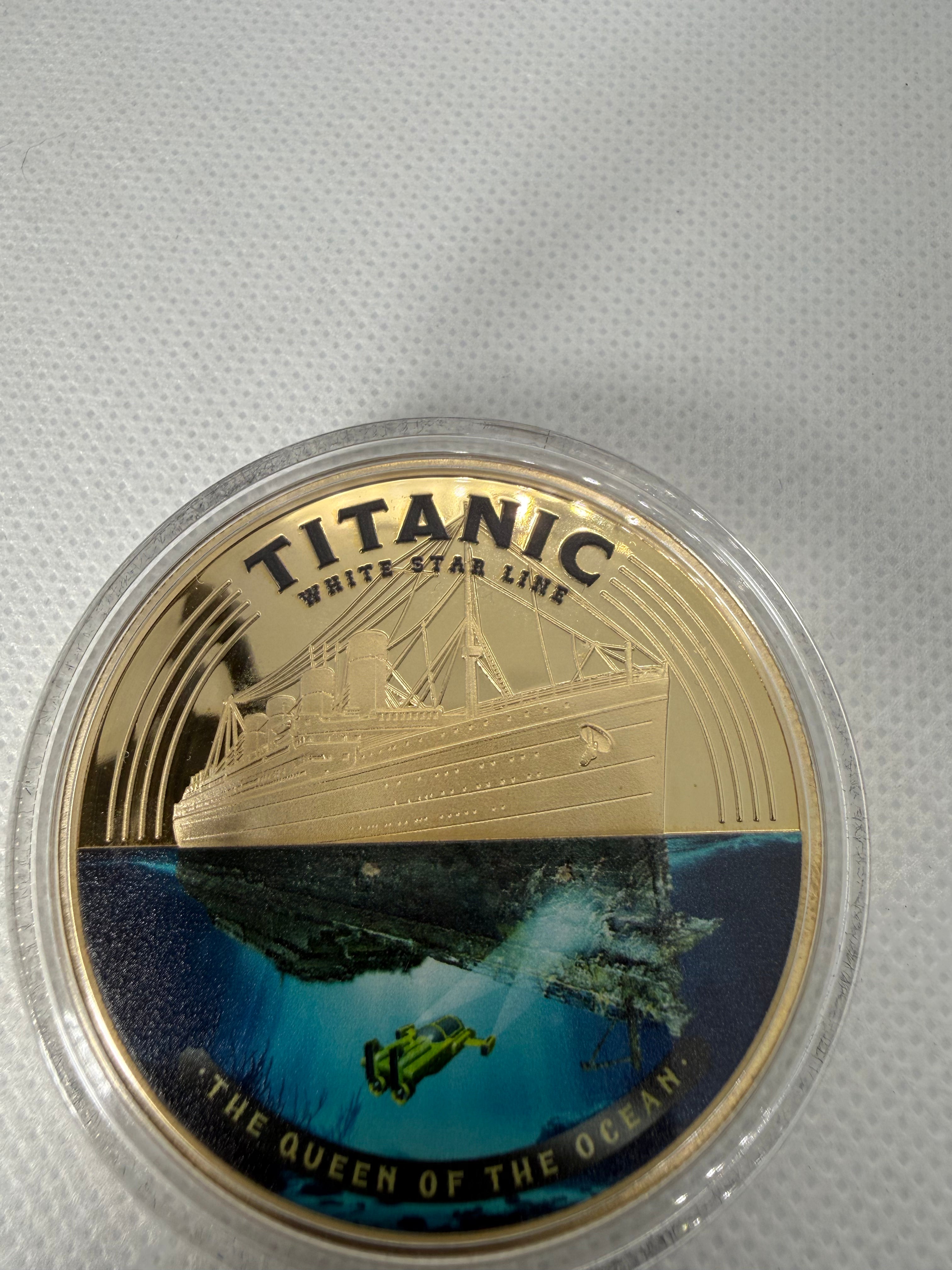 Titanic Day Anniversary Gold Plated Commemorative Coin Limited Edition 2026
