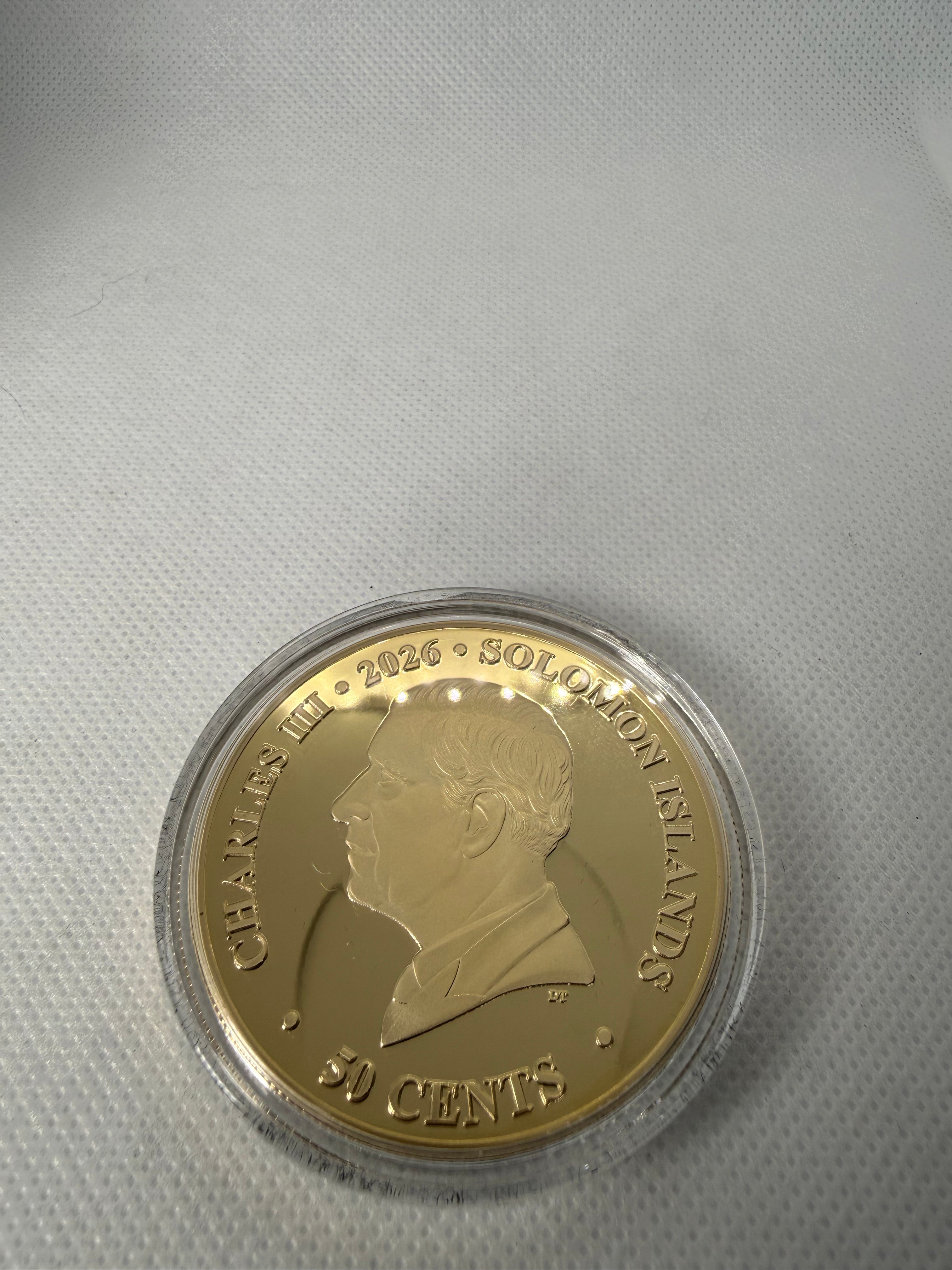 Titanic Day Anniversary Gold Plated Commemorative Coin Limited Edition 2026
