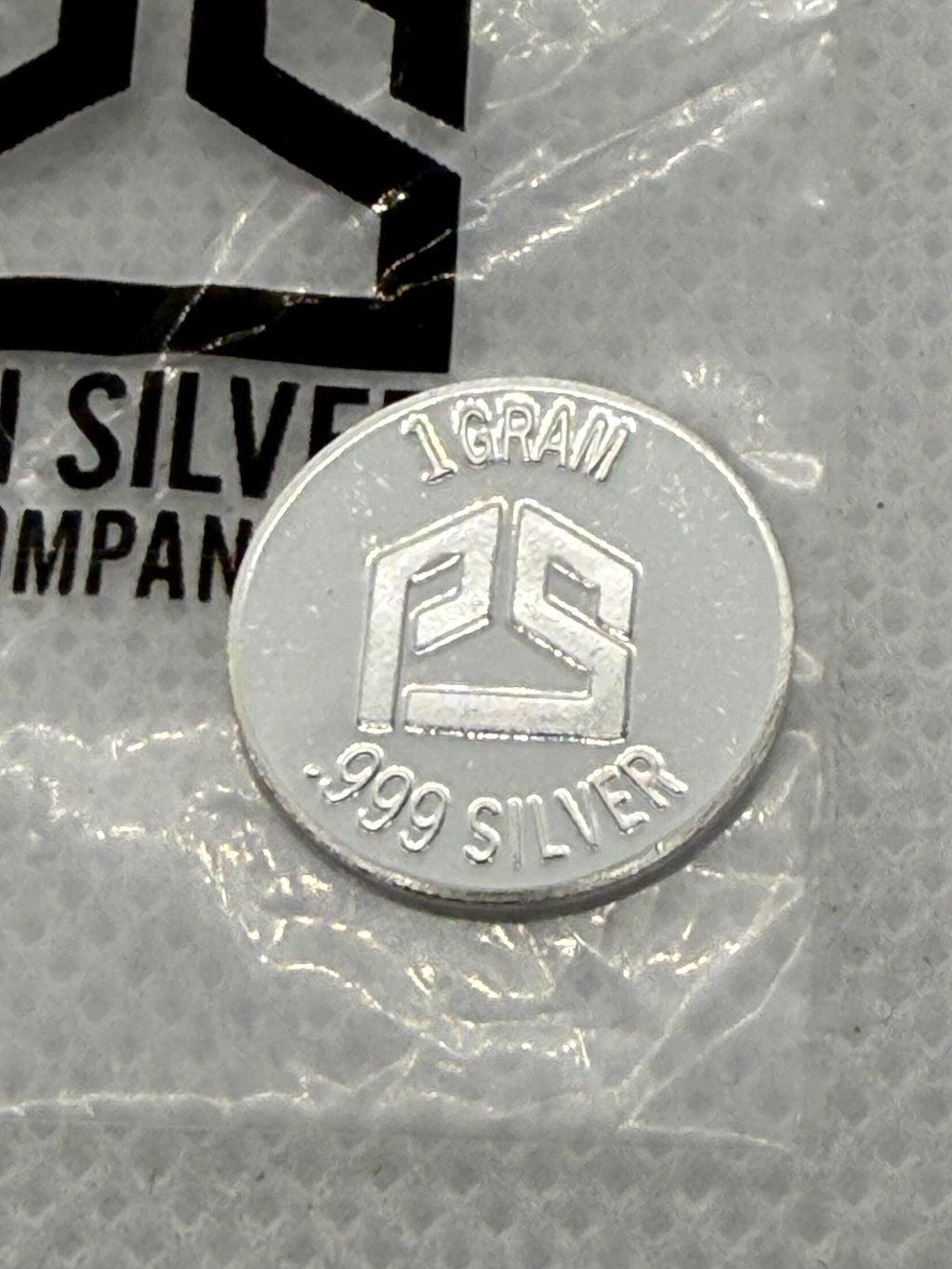 Smiley Face 1 gram Fine 999 Silver Round PSC