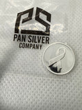 Awareness Ribbon 1 Gram .999 Silver Round PSC