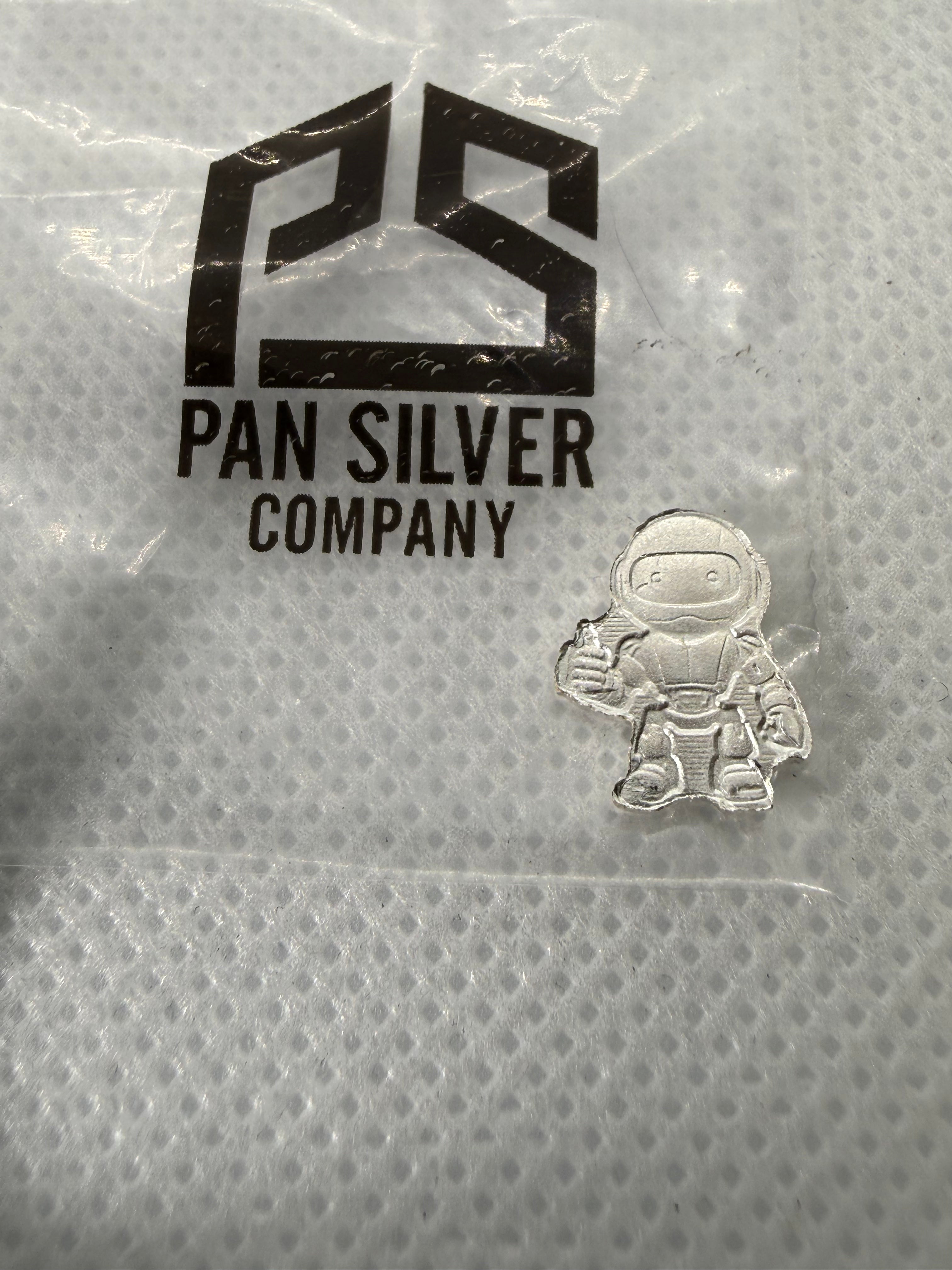 Robot 1 Gram .999 Fine Silver Bar PSC