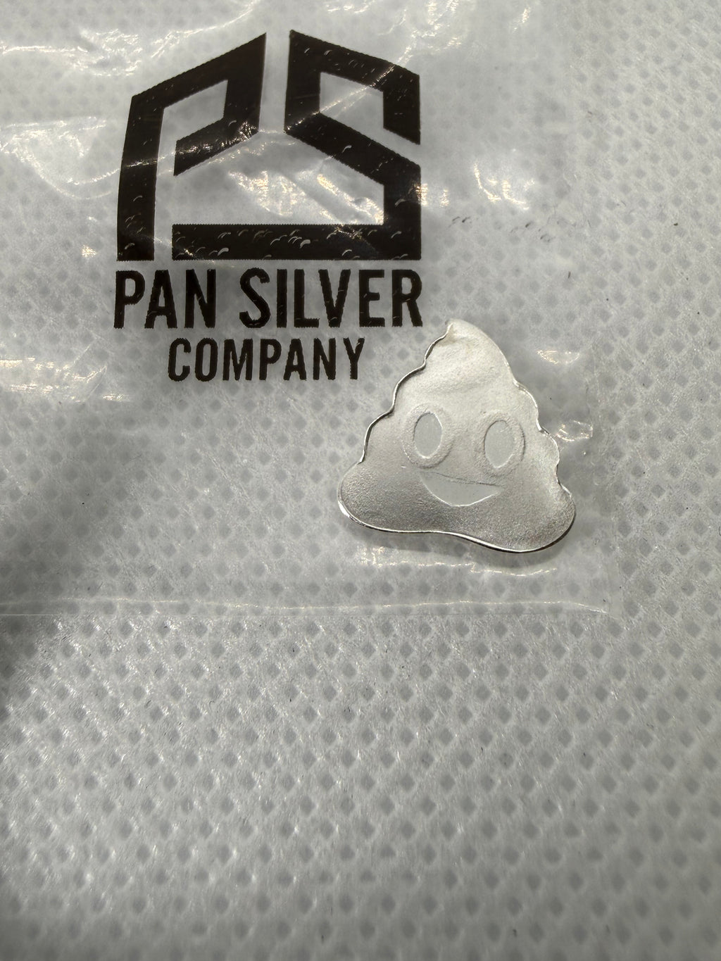 Poop Emoji 1 gram 0.999 Fine Silver Bar PSC