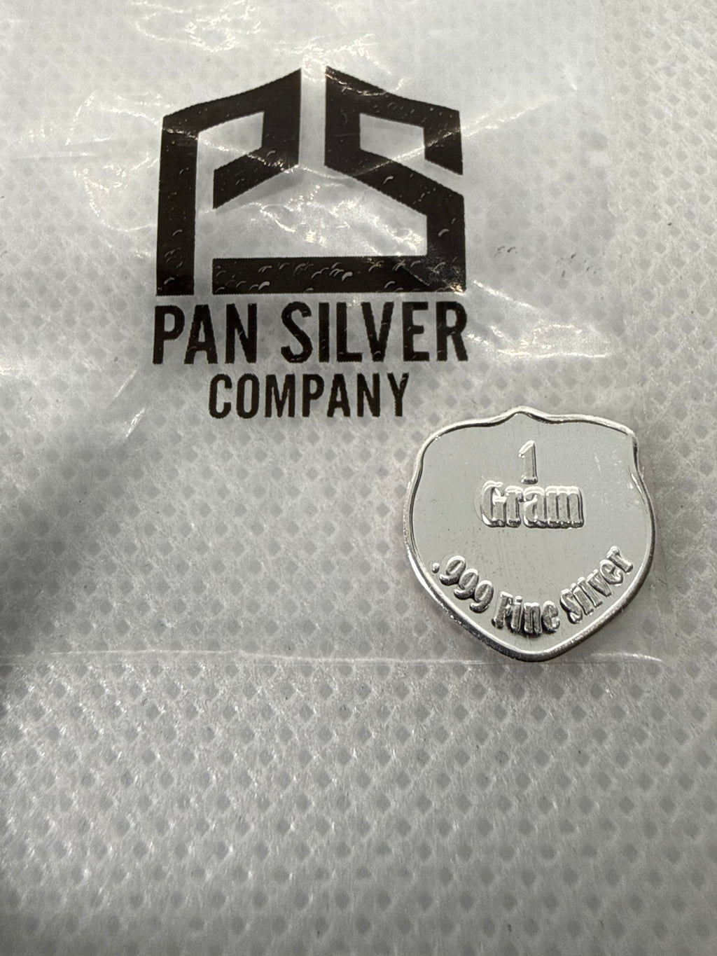 Peach Emoji 1 Gram Fine .999 Silver Bar with Colour PSC