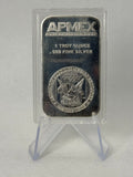 APMEX - 1 Troy Oz Fine 999 Silver Bar in Capsule