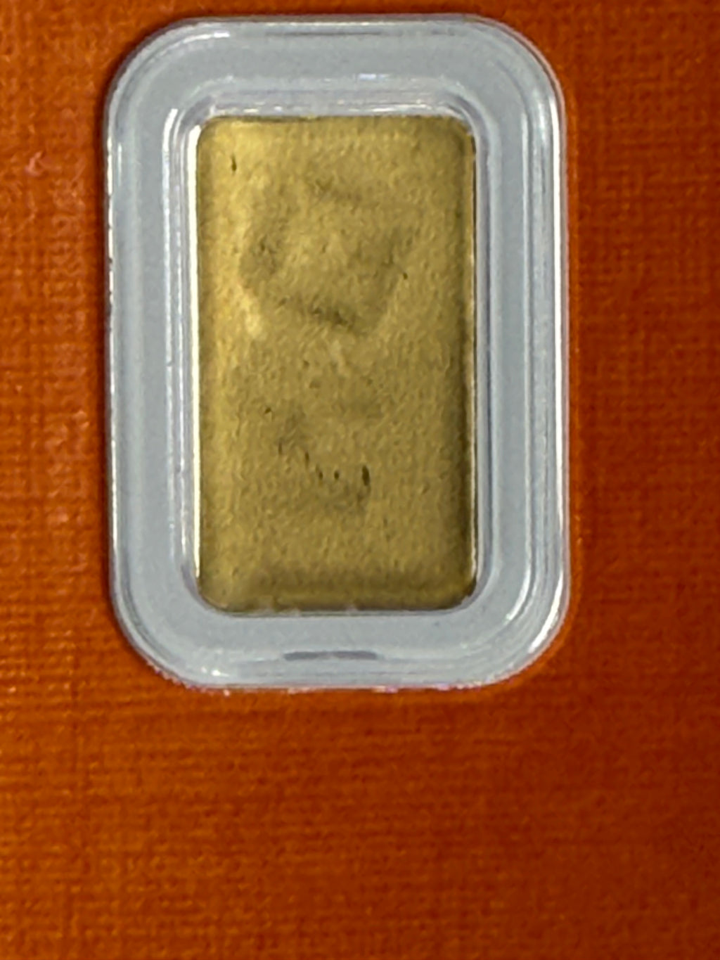 Valcambi Suisse 0.5 Gram Fine 999 Gold Bar in Assay