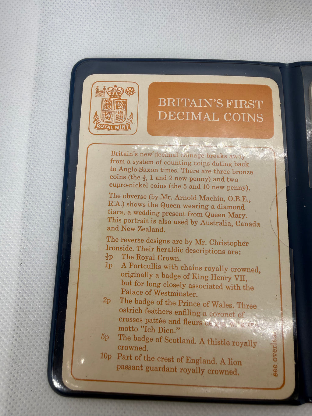Britain’s first Decimal Coins in Presentation Pack