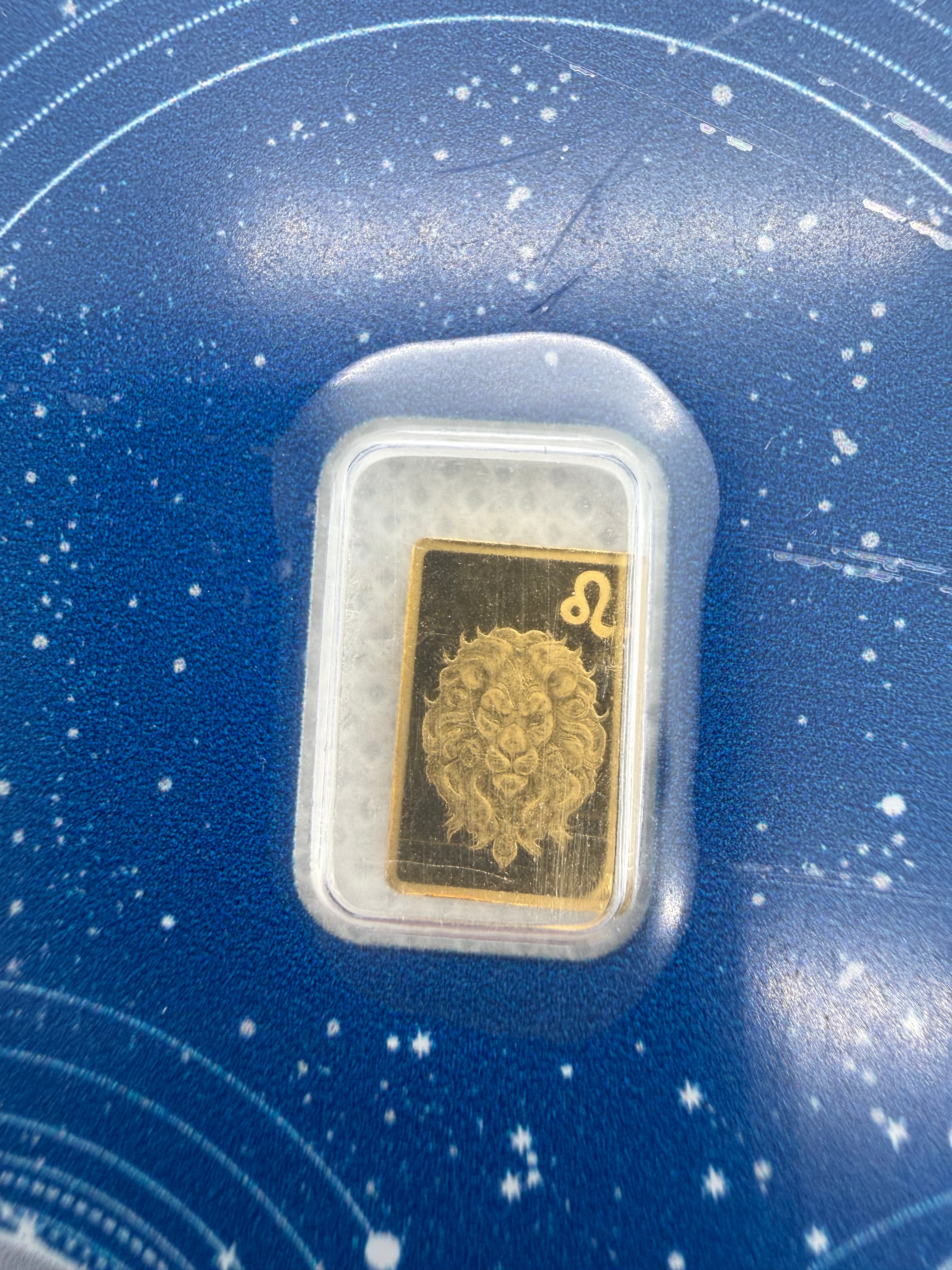 PAMP Suisse Zodiac - Various Bars - 0.5 Gram Fine 999.9 Gold in Assay Card