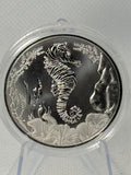 Scottsdale Seahorse 1 Oz Fine 999 Silver Coin in Capsule