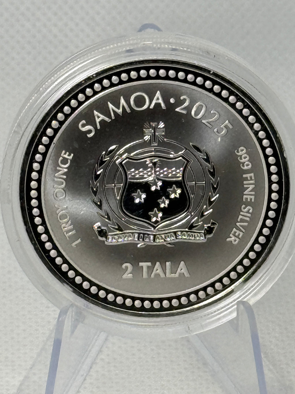 Scottsdale Seahorse 1 Oz Fine 999 Silver Coin in Capsule