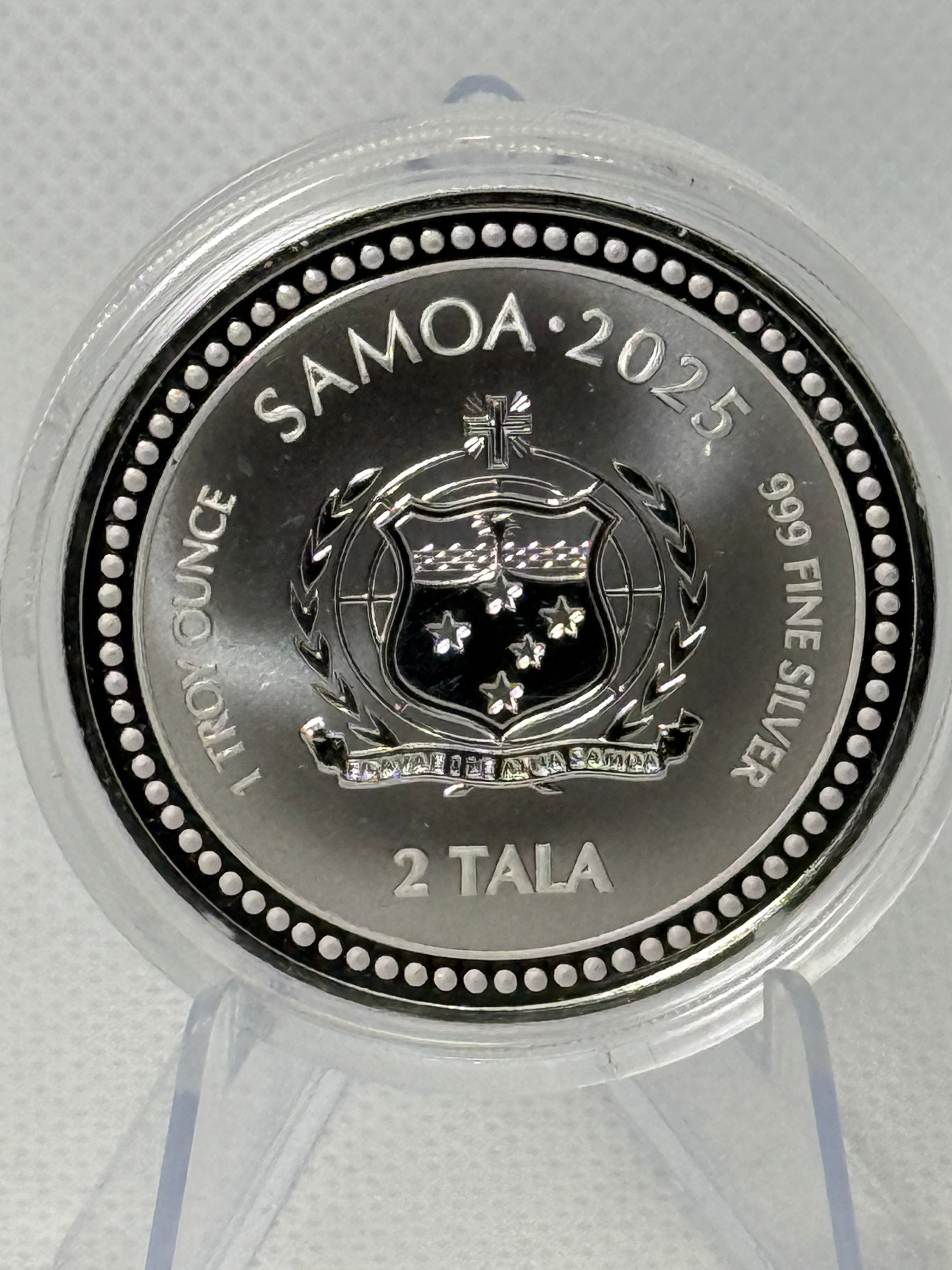Scottsdale Seahorse 1 Oz Fine 999 Silver Coin in Capsule