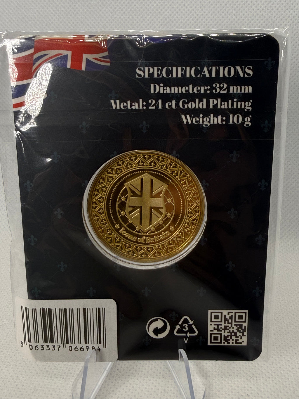 Icons of Britain Fine 24ct Gold Plated Coin Collection