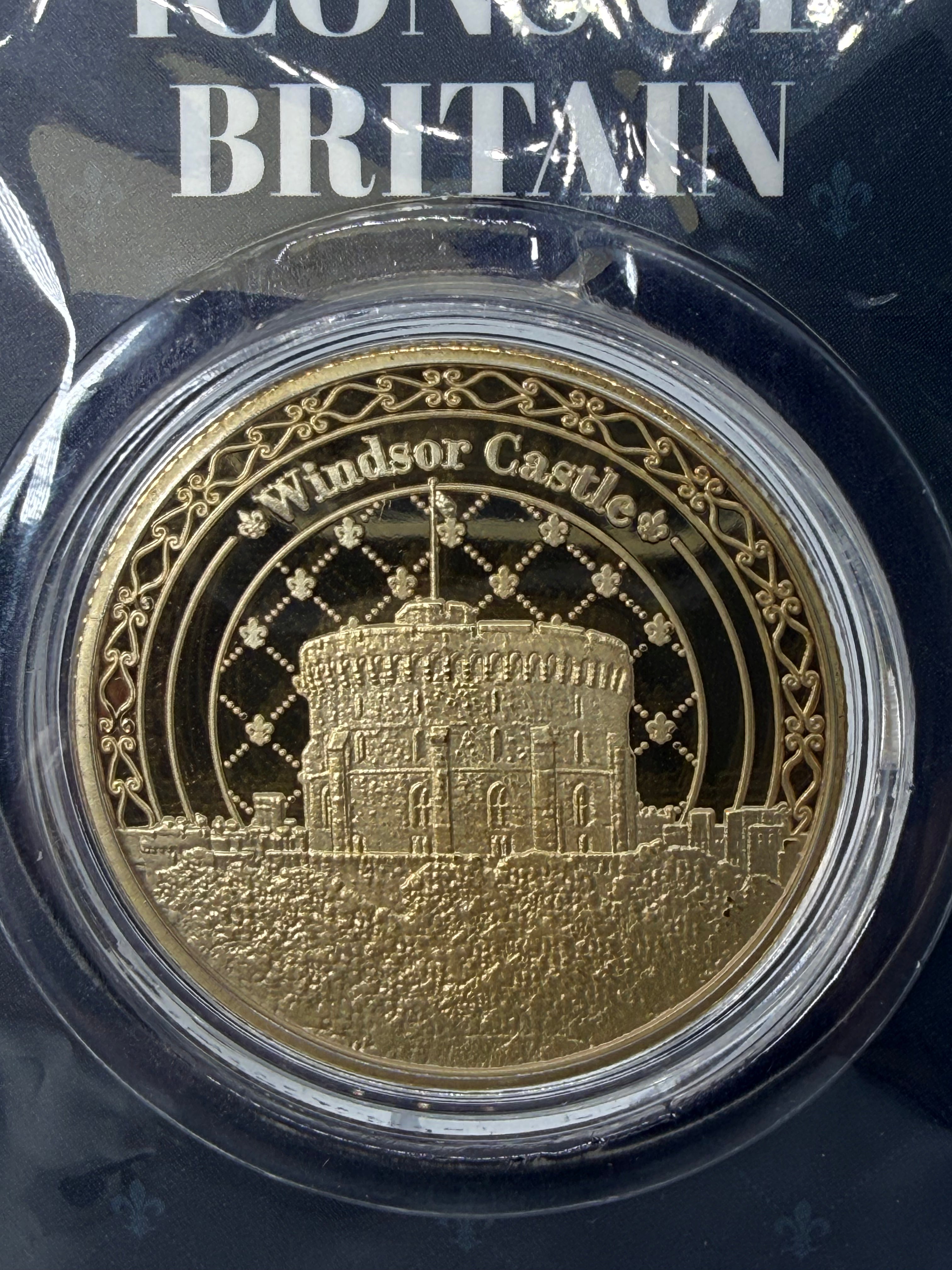 Icons of Britain Fine 24ct Gold Plated Coin Collection