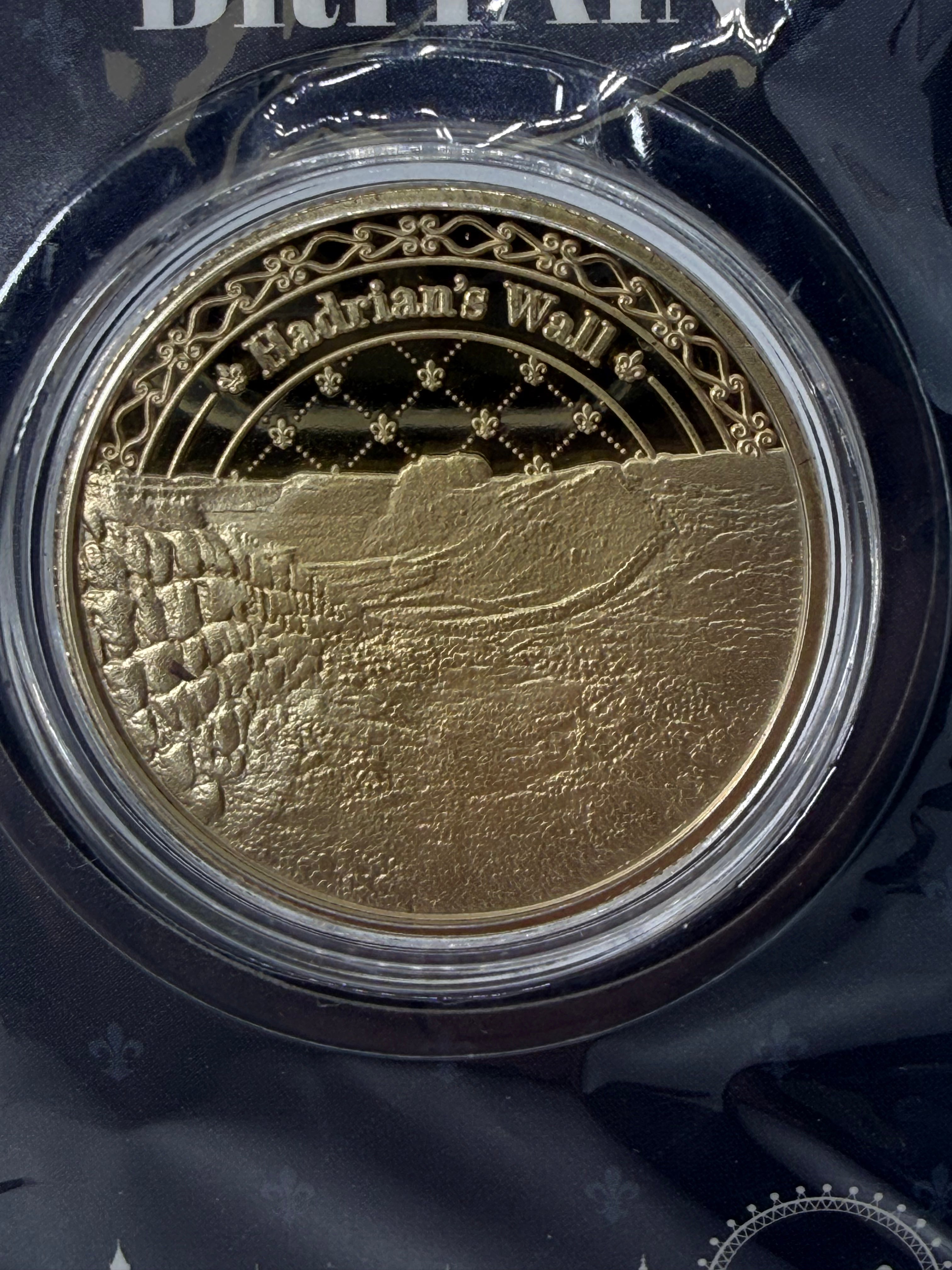 Icons of Britain Fine 24ct Gold Plated Coin Collection