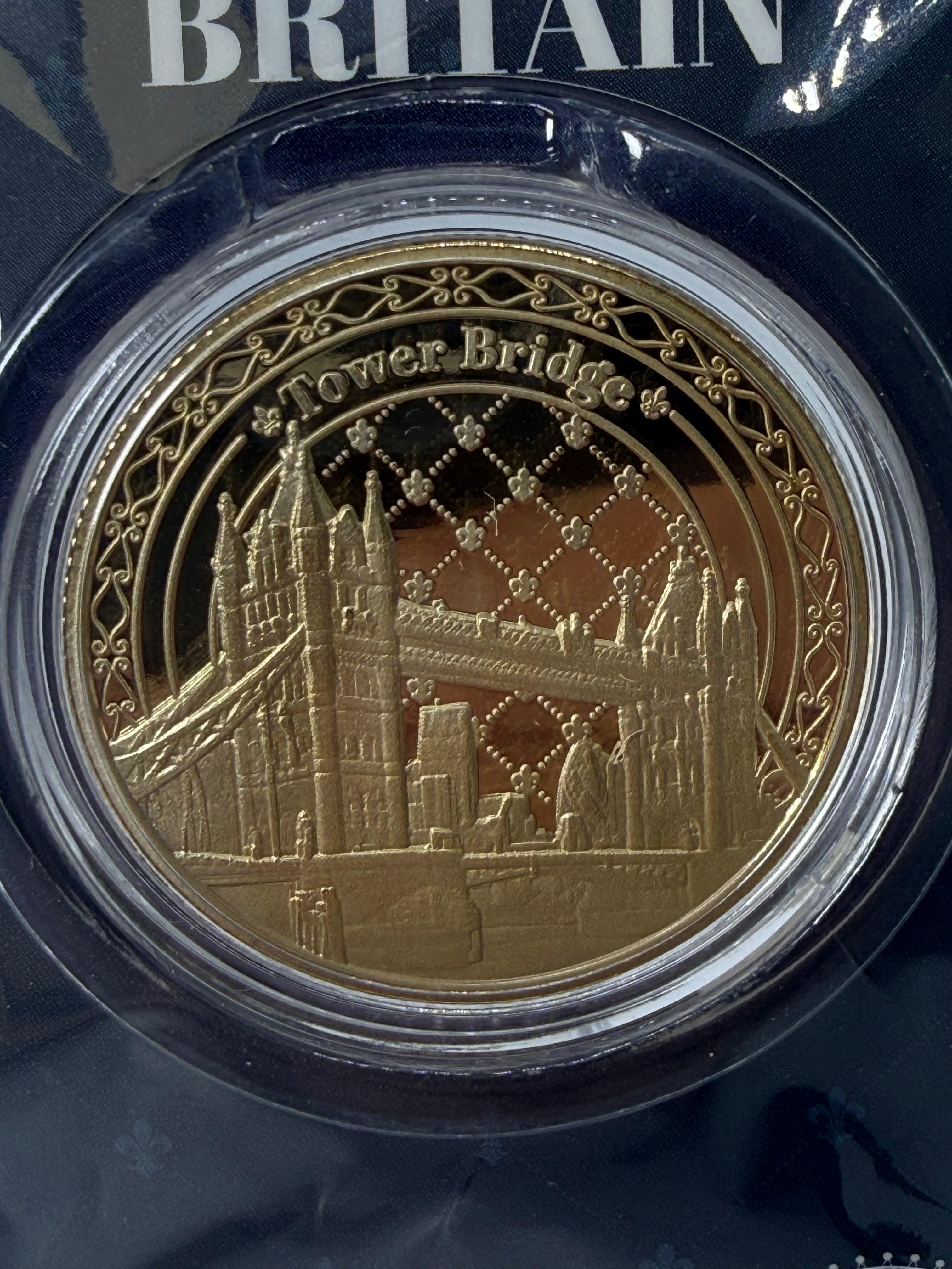 Icons of Britain Fine 24ct Gold Plated Coin Collection