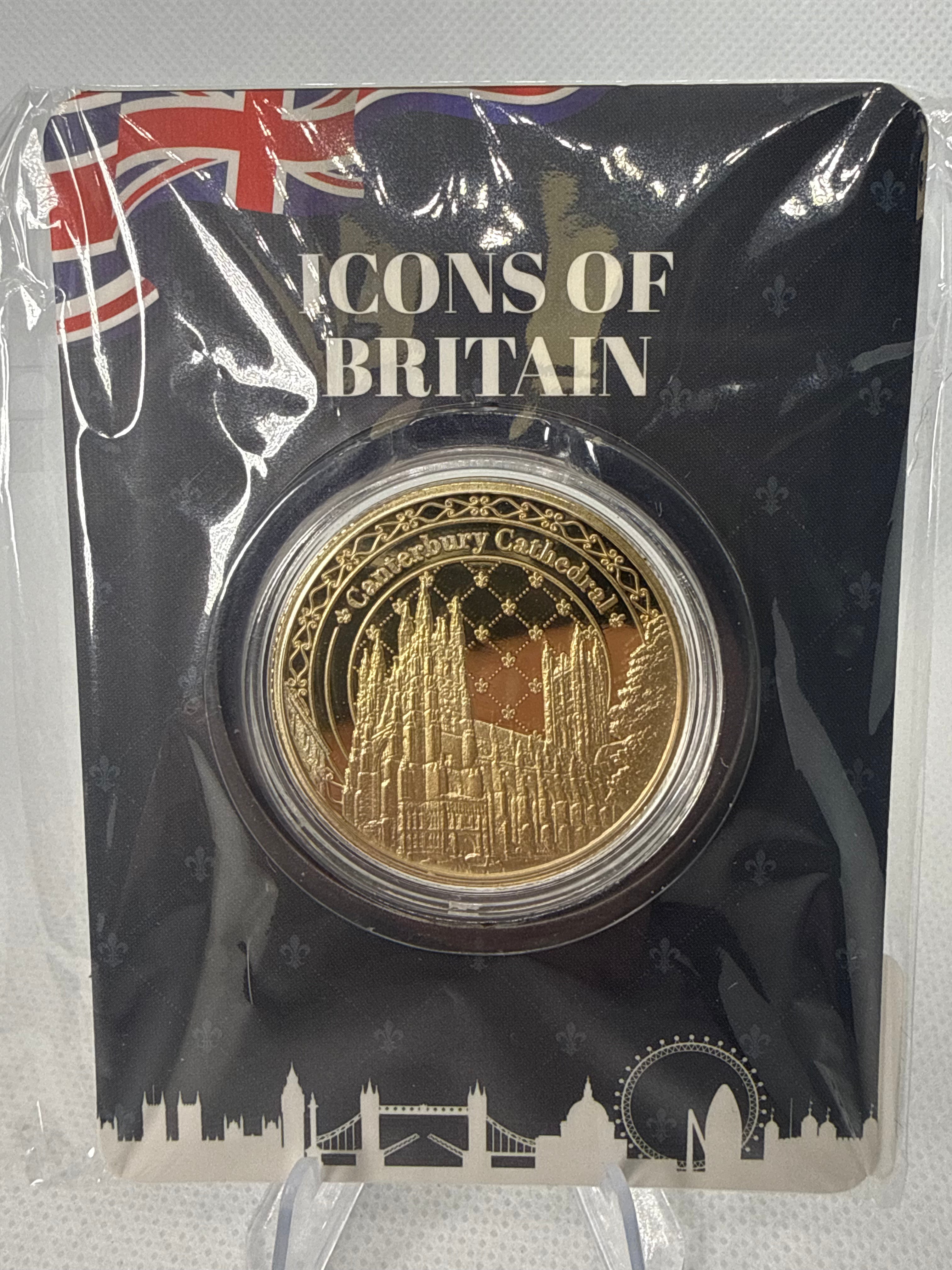 Icons of Britain Fine 24ct Gold Plated Coin Collection