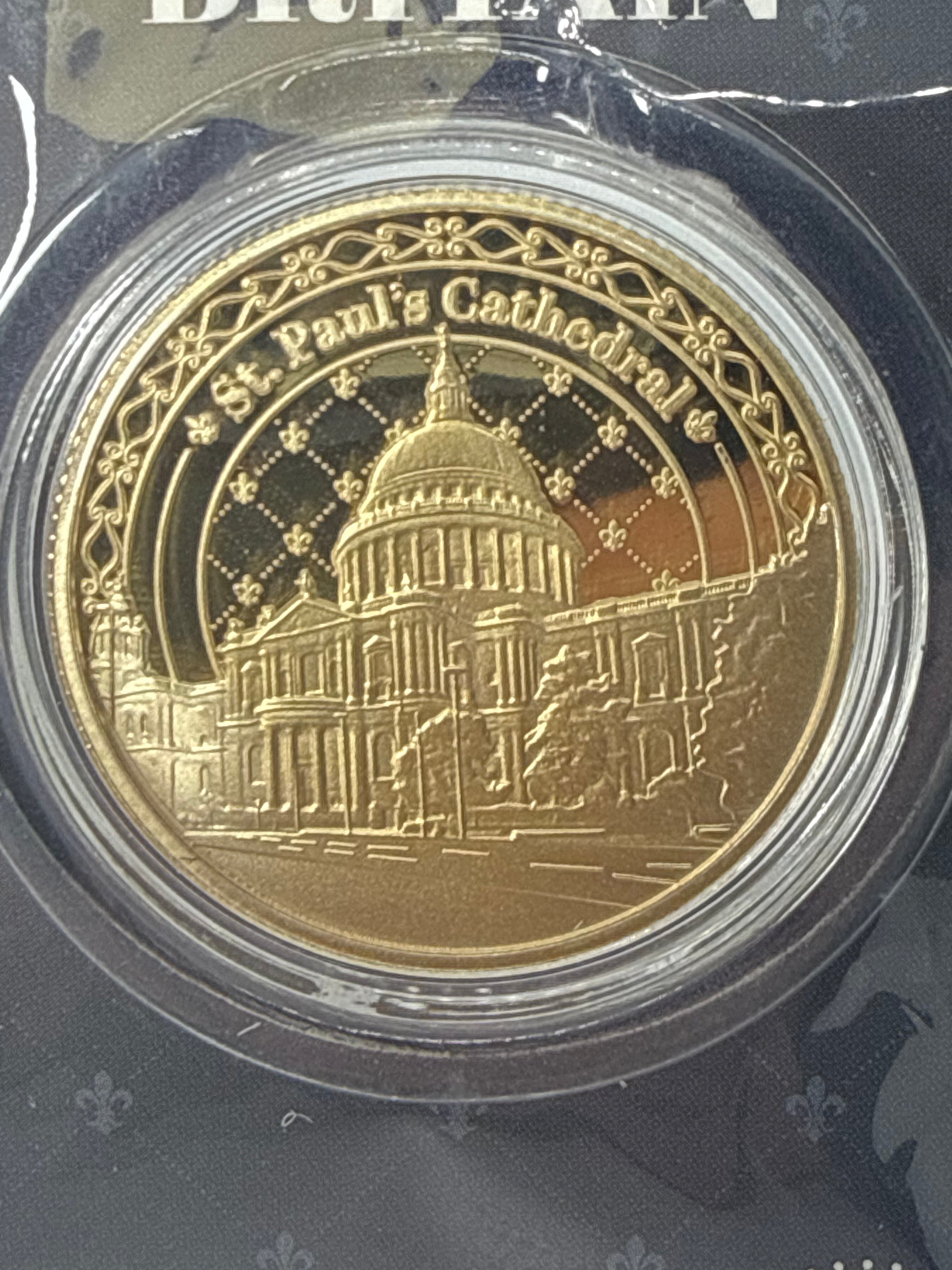 Icons of Britain Fine 24ct Gold Plated Coin Collection