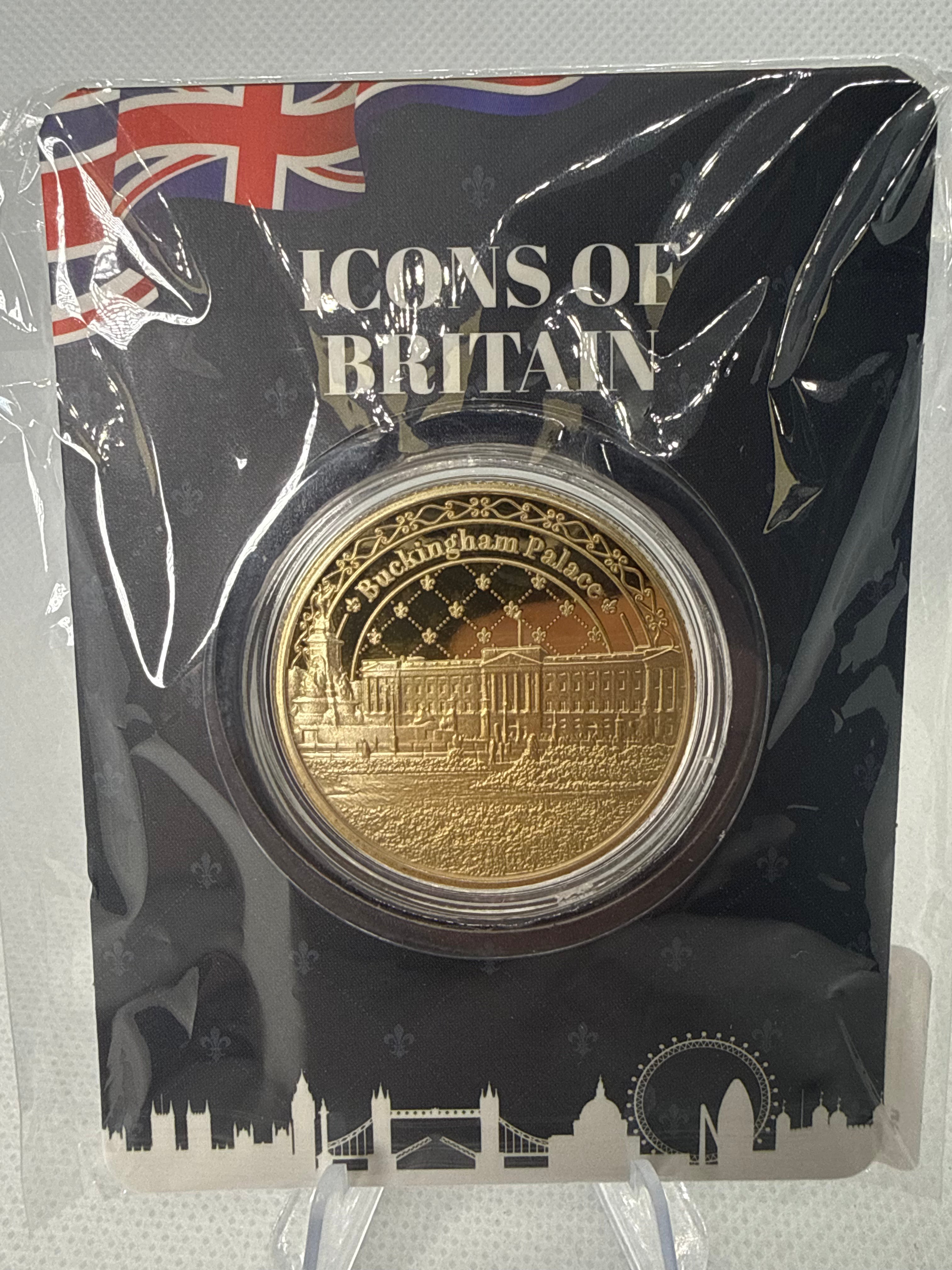Icons of Britain Fine 24ct Gold Plated Coin Collection