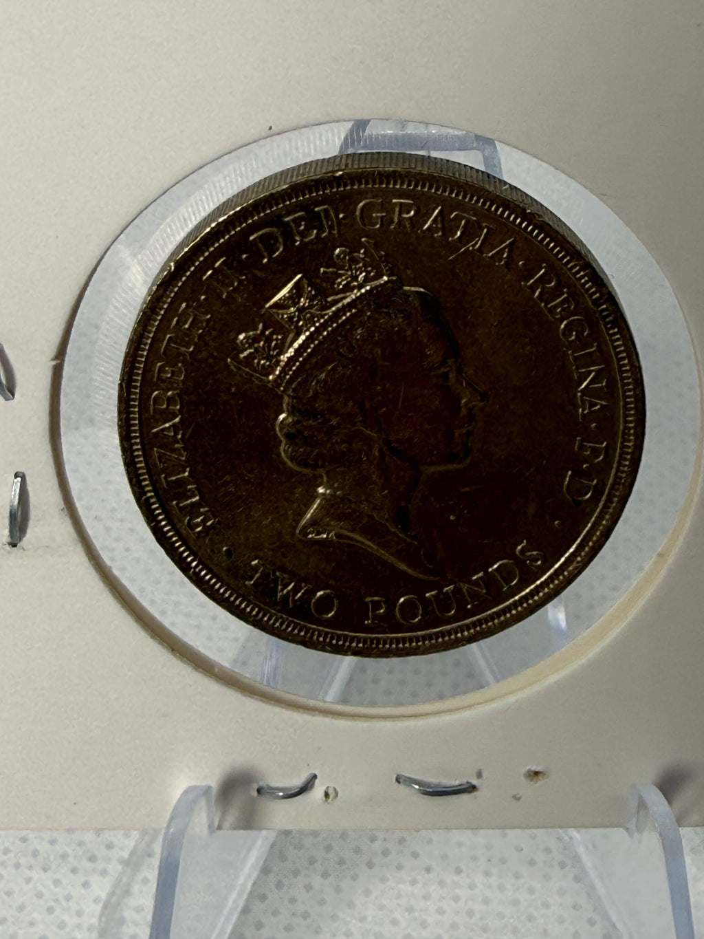 GB Two Pounds Coin 1989 Tercentenary of the Claim of Rights Scottish £2