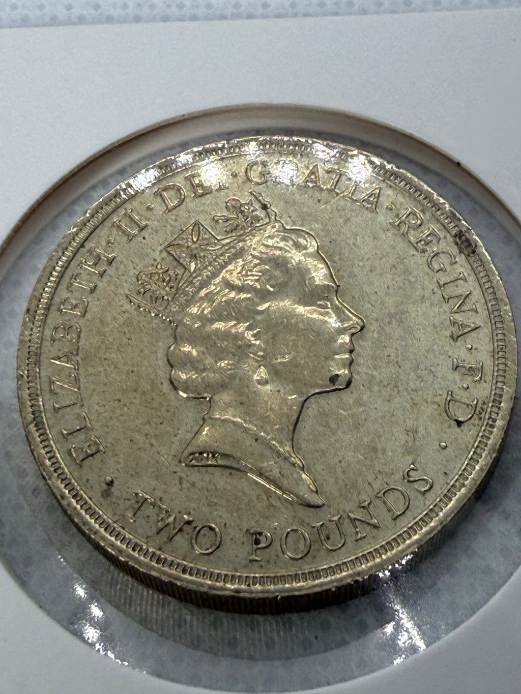 GB Two Pounds Coin 1989 Tercentenary of the Claim of Rights Scottish £2