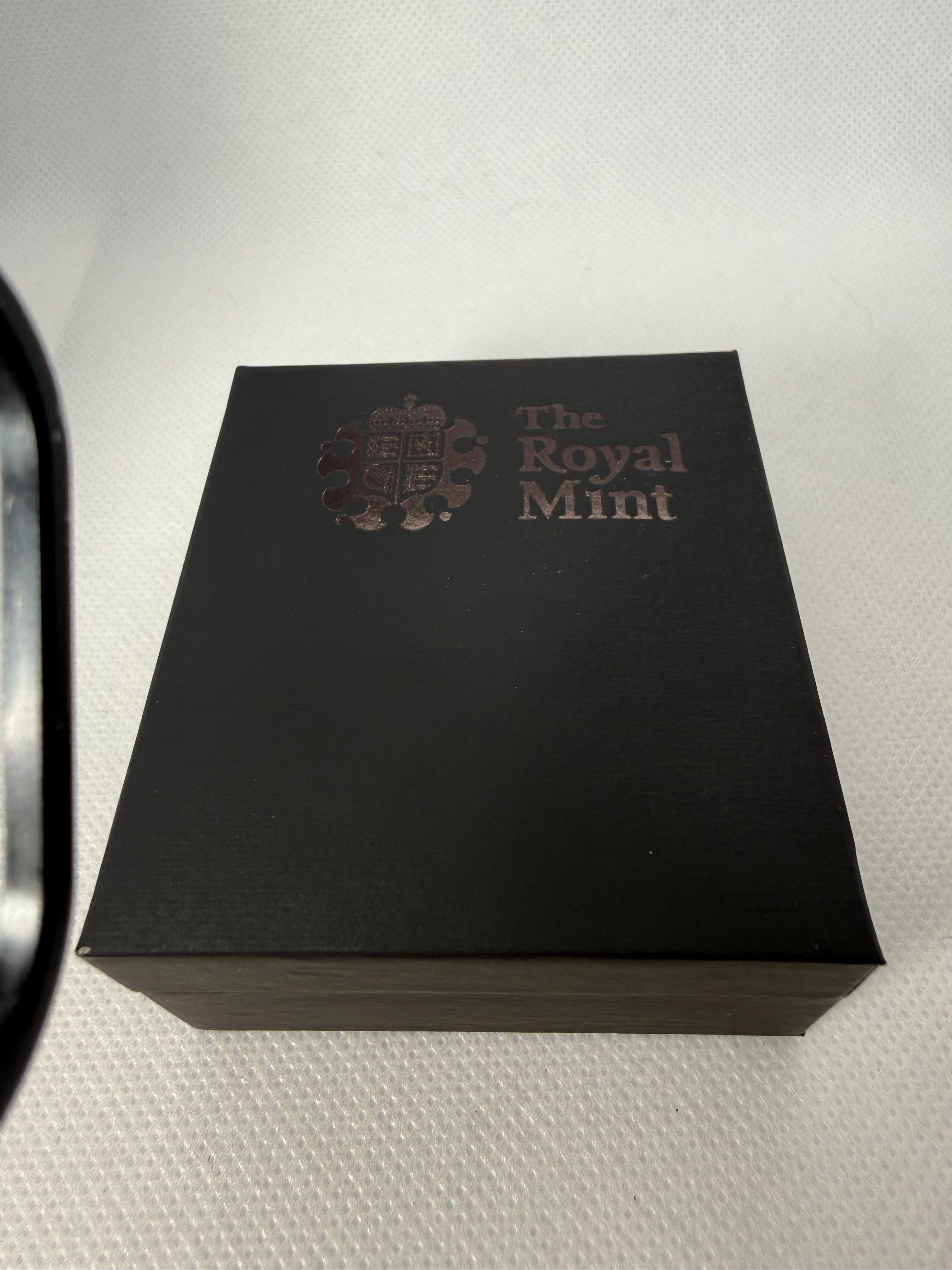 Royal Mint 2008 £1 Fine 999 Silver Proof Coin in Presentation Box