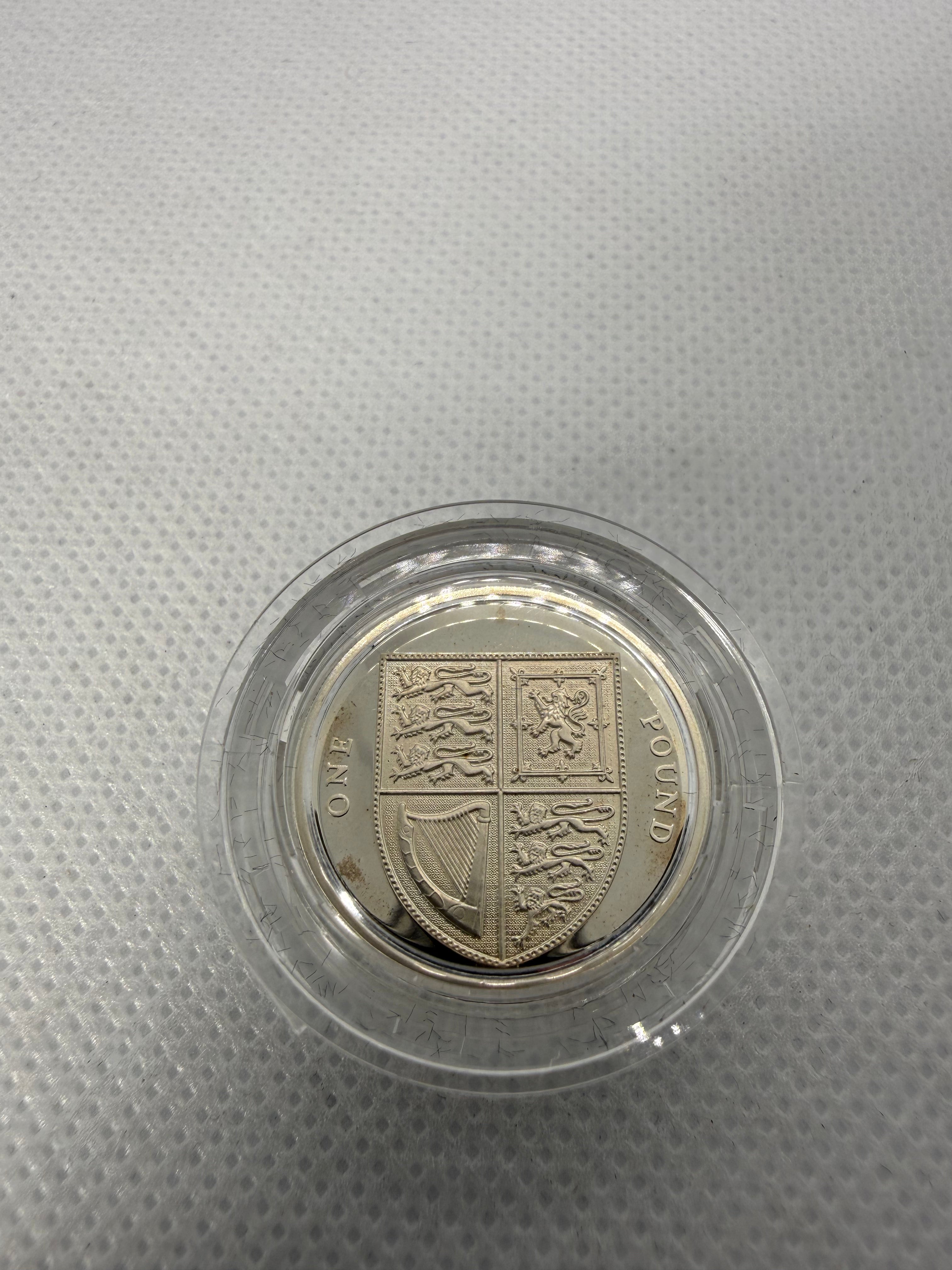 Royal Mint 2008 £1 Fine 999 Silver Proof Coin in Presentation Box