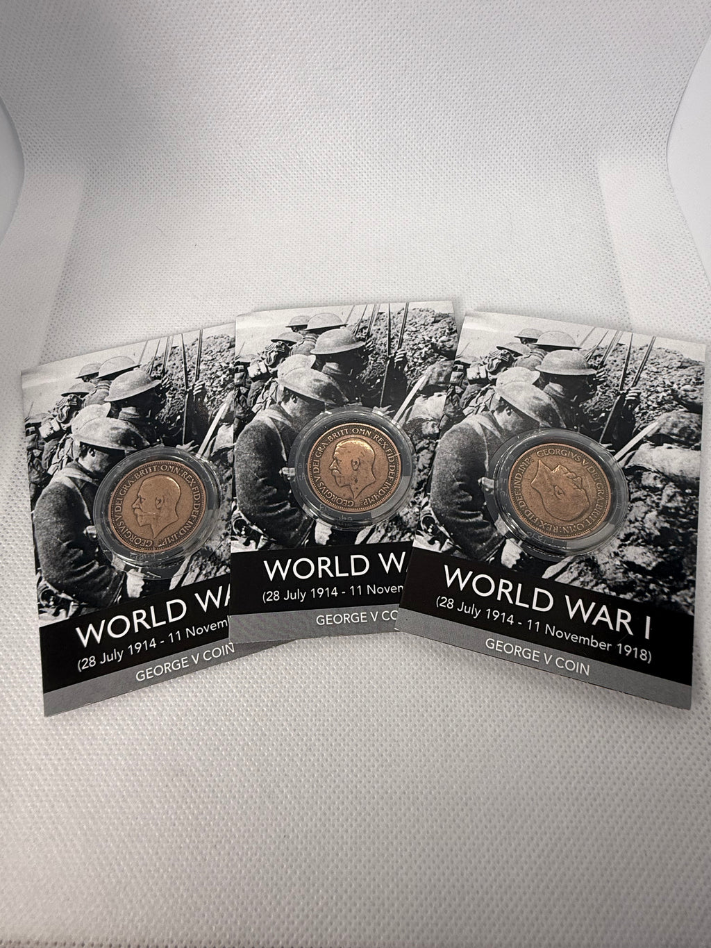 World War 1 George V Coin - Half Penny Coin in Presentation Pack