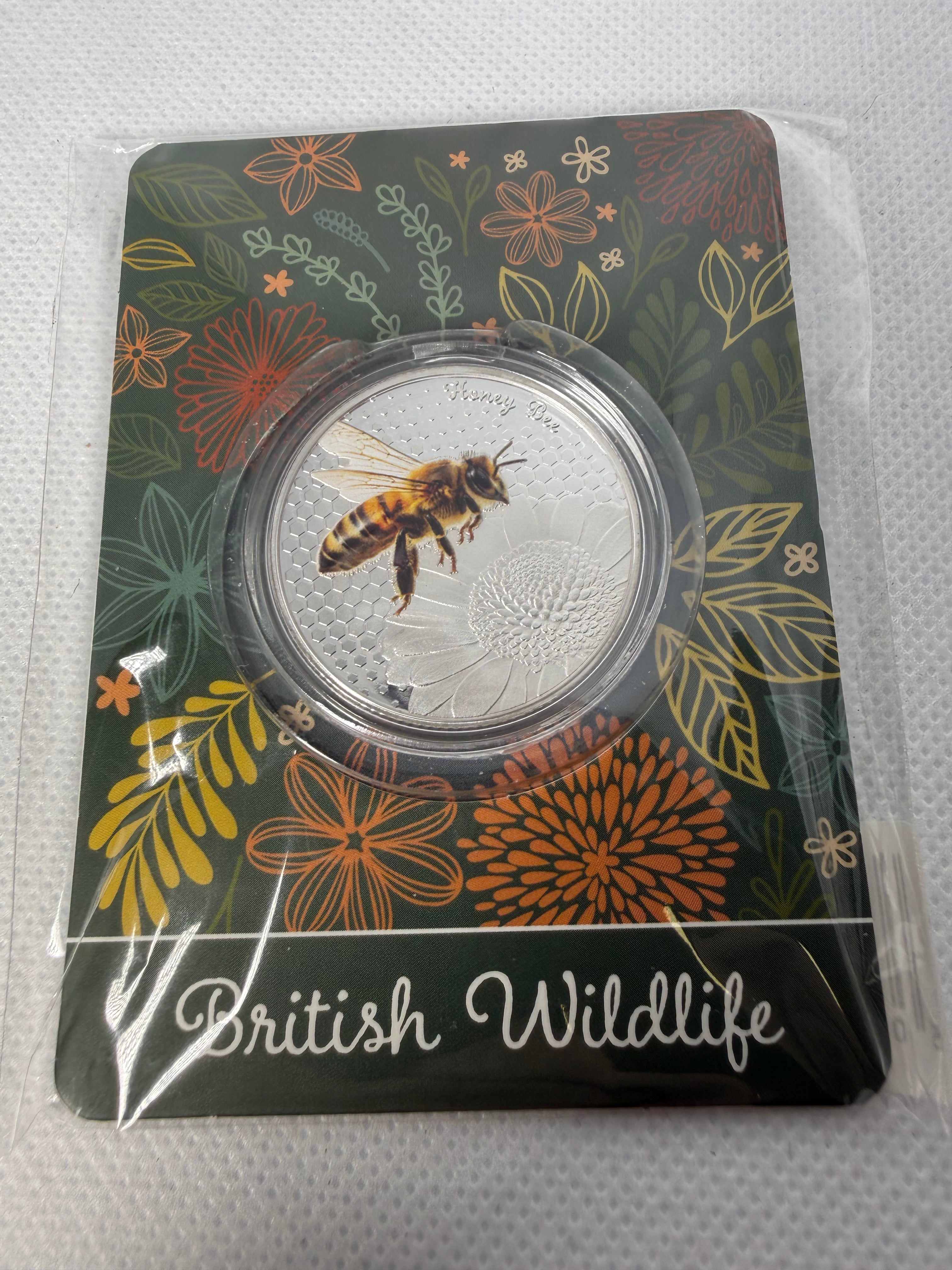 British wildlife collection - Various Fine 999 Plated Silver Coins