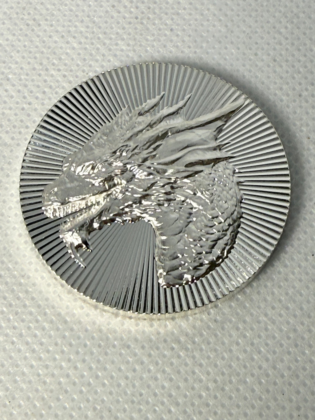 Scottsdale Mint Dragon Stacker 1 oz Fine 999 Silver Round