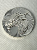 Scottsdale Mint Dragon Stacker 1 oz Fine 999 Silver Round
